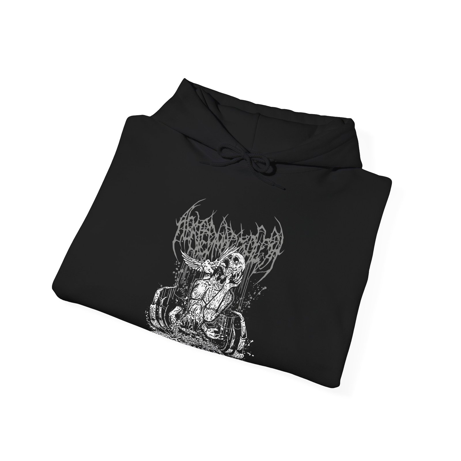Abated Mass Of Flesh - Descending Upon The Deceased (The Charon Collective) Pullover Hooded Sweatshirt - Image 4