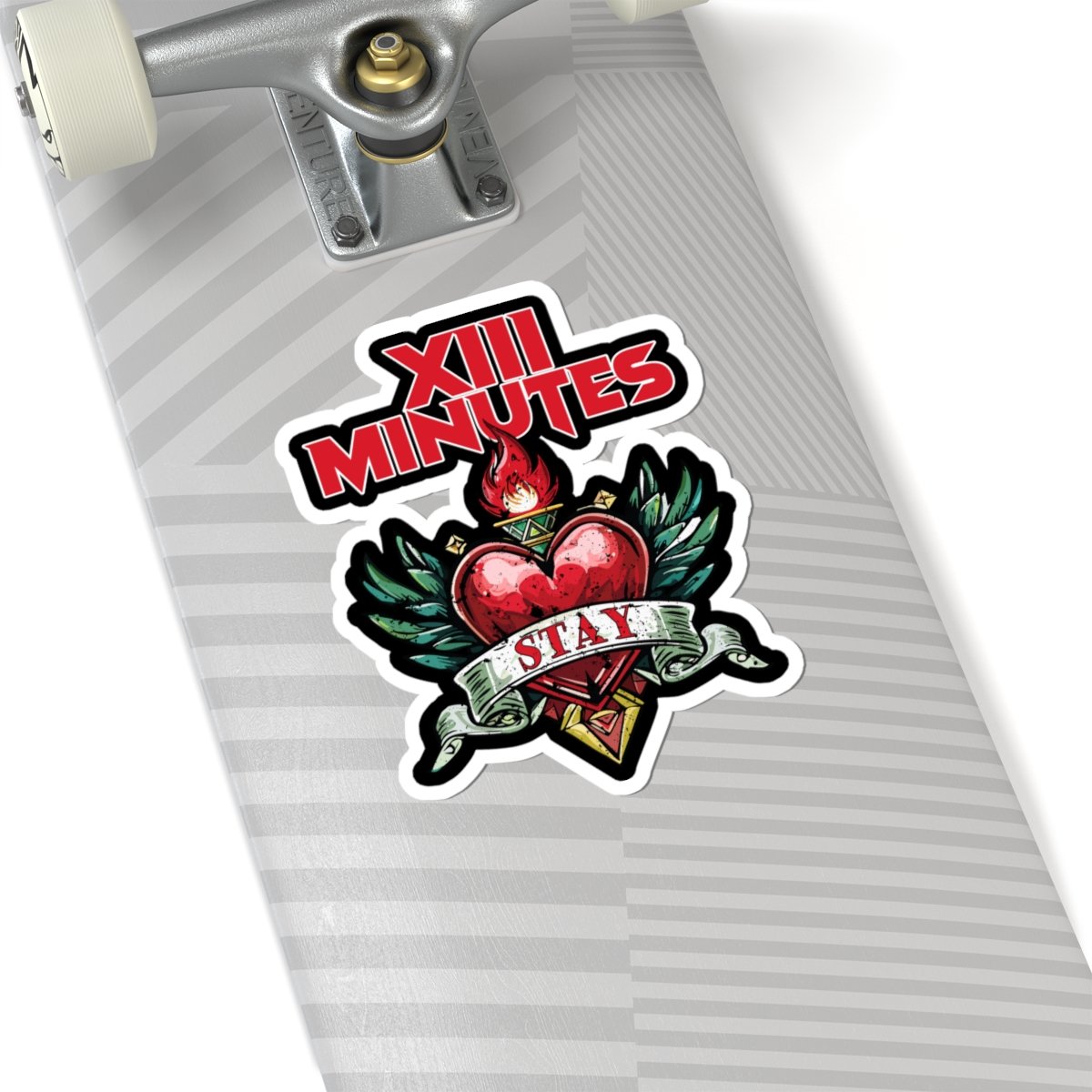 XIII Minutes - Stay Heart Die Cut Sticker Set