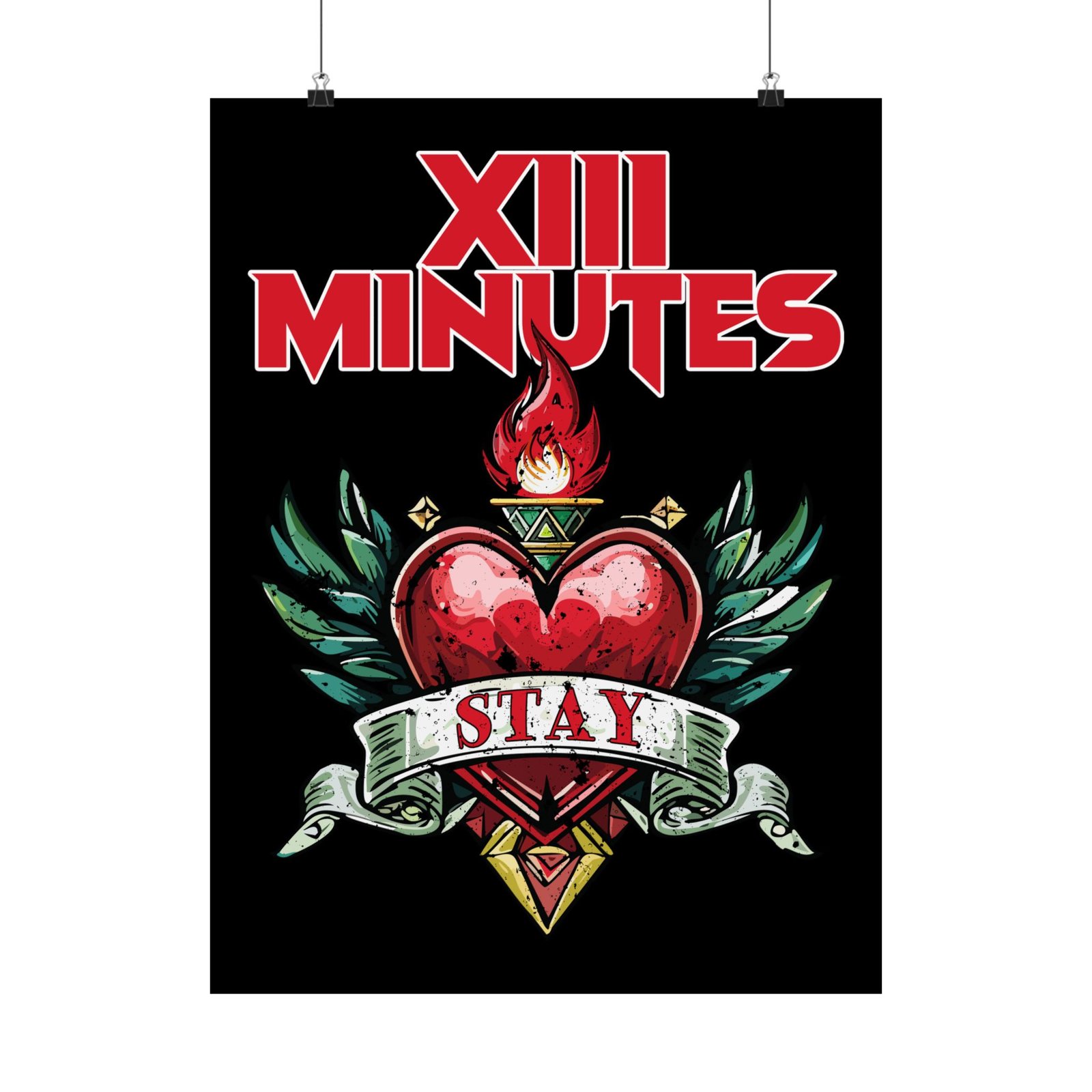 XIII Minutes - Stay Heart Poster Prints (210gsm) - Image 2