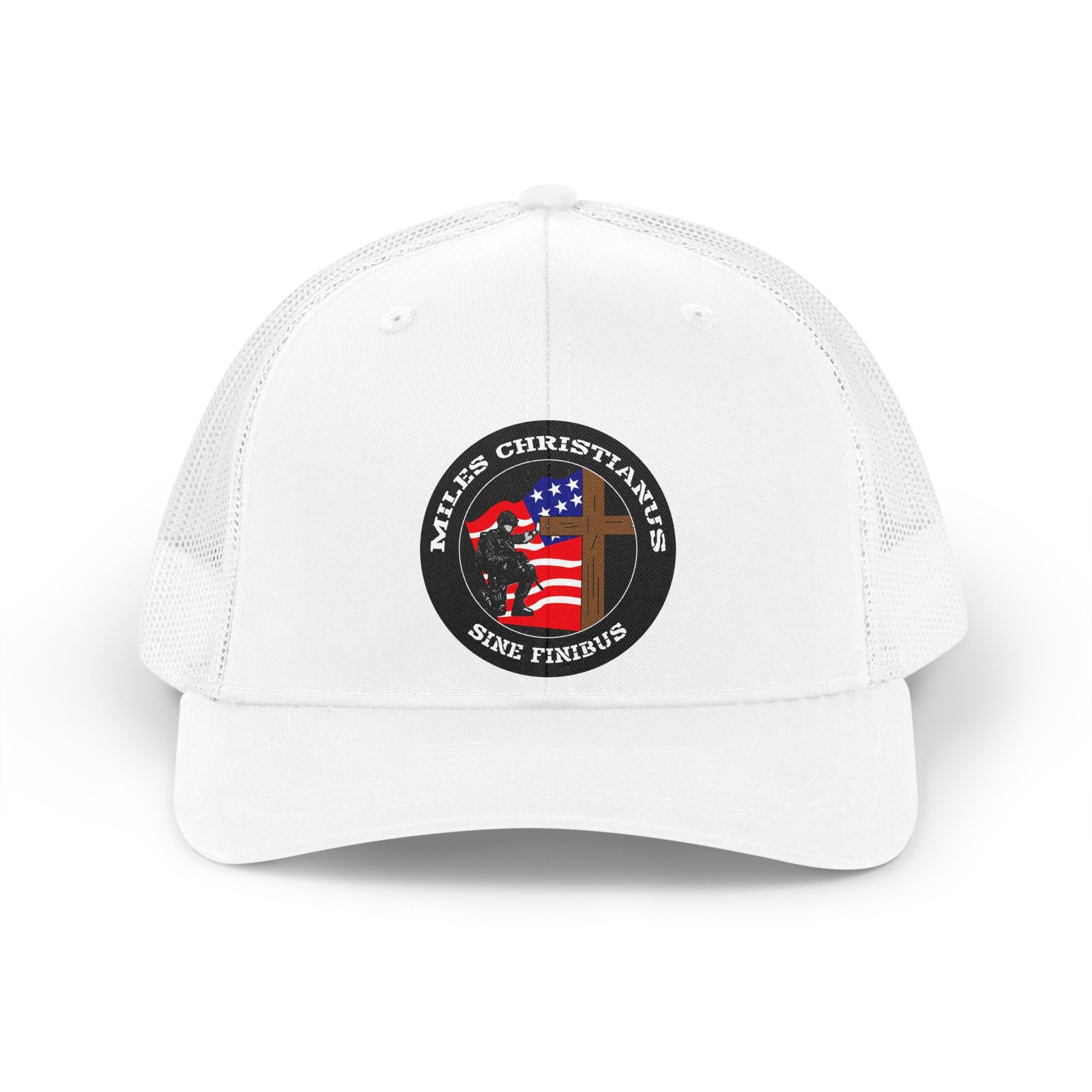 Miles Christianus - Sine Finibus Printed Trucker Retro Hat