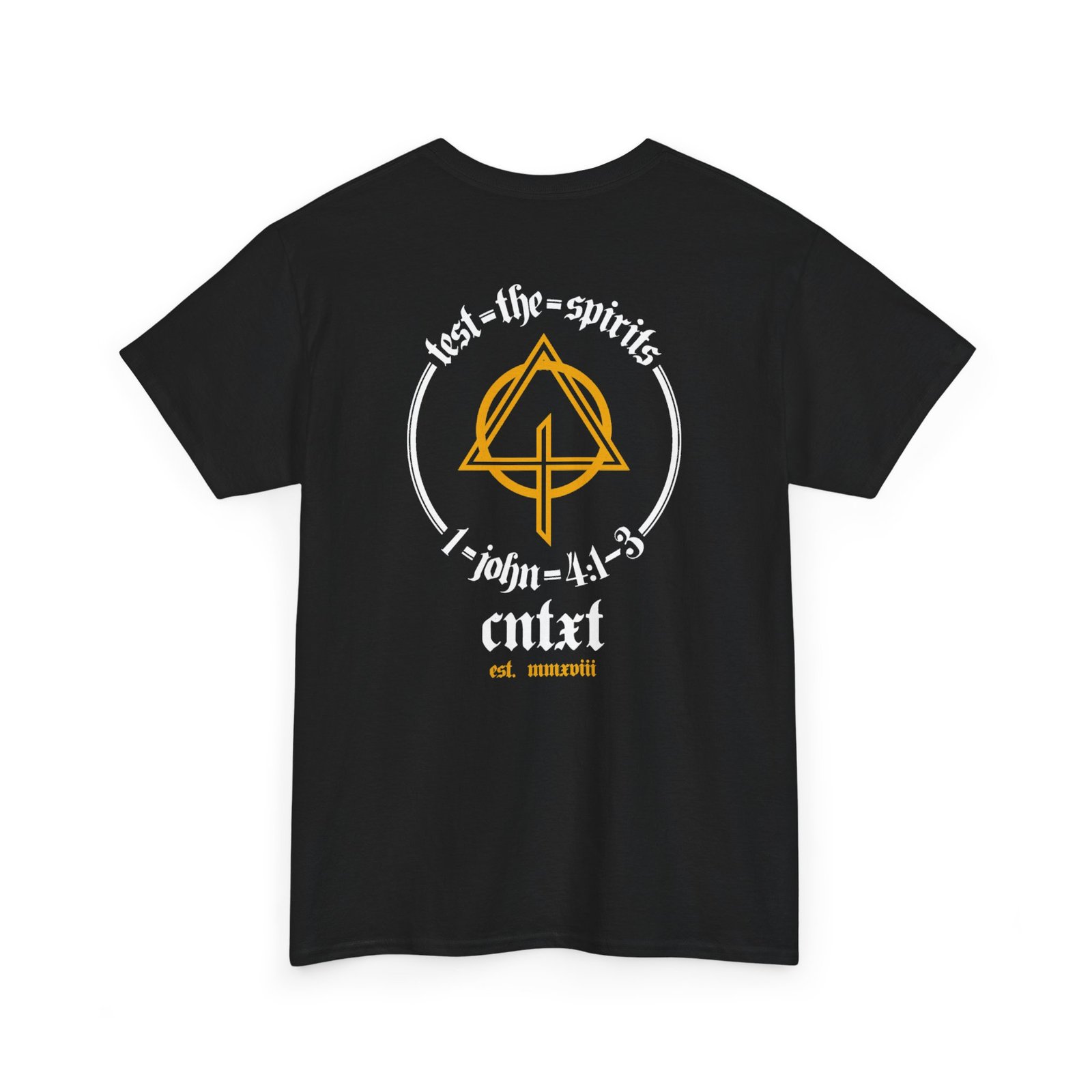 Context - Test The Spirits Short Sleeve T-shirt (2-Sided)