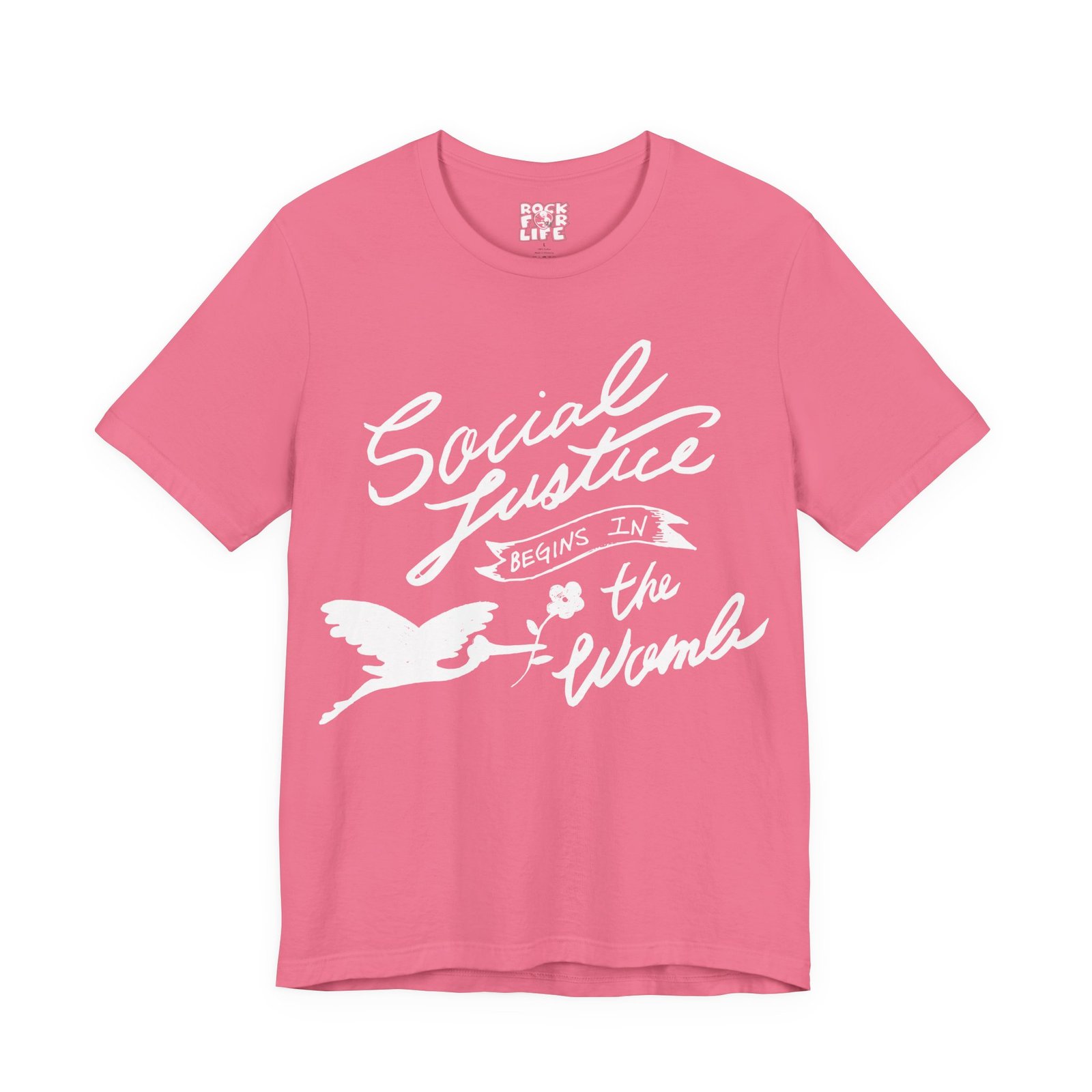 Rock For Life - Social Justice Bella+Canvas Soft Short Sleeve Tee - Image 11
