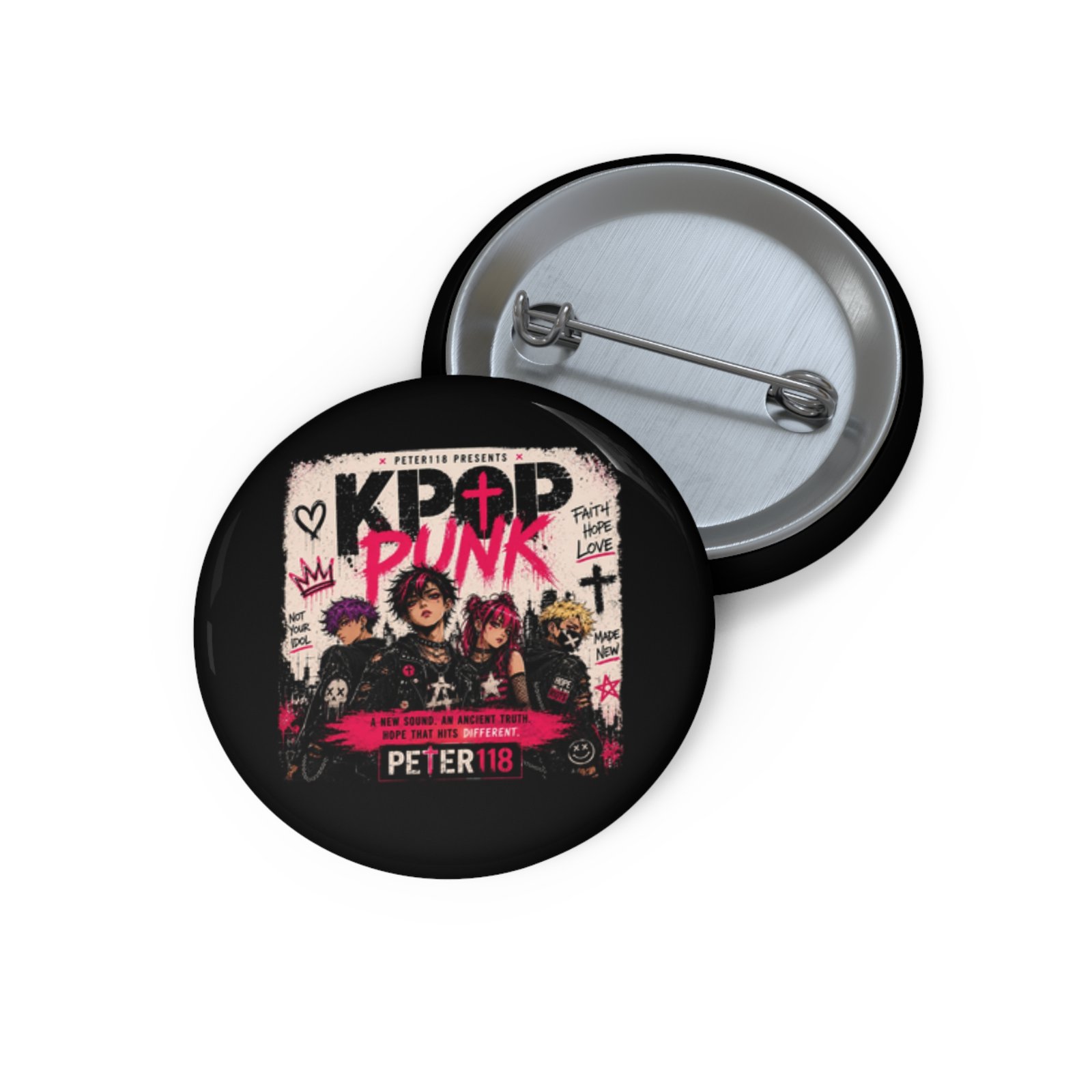 Peter118 - KPOP Punk Pin Buttons