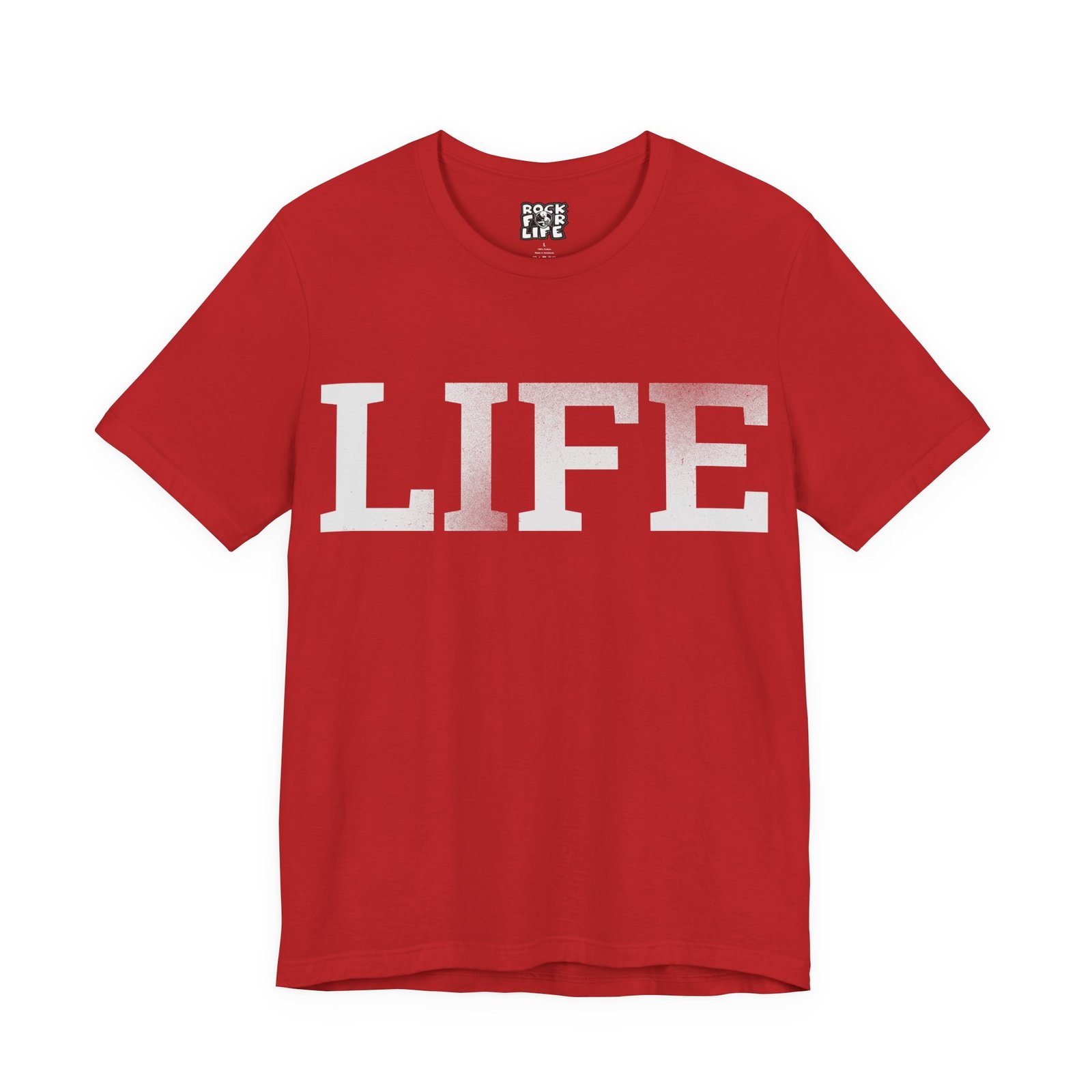 Rock For Life - Life Bella+Canvas Soft Short Sleeve Tee - Image 11