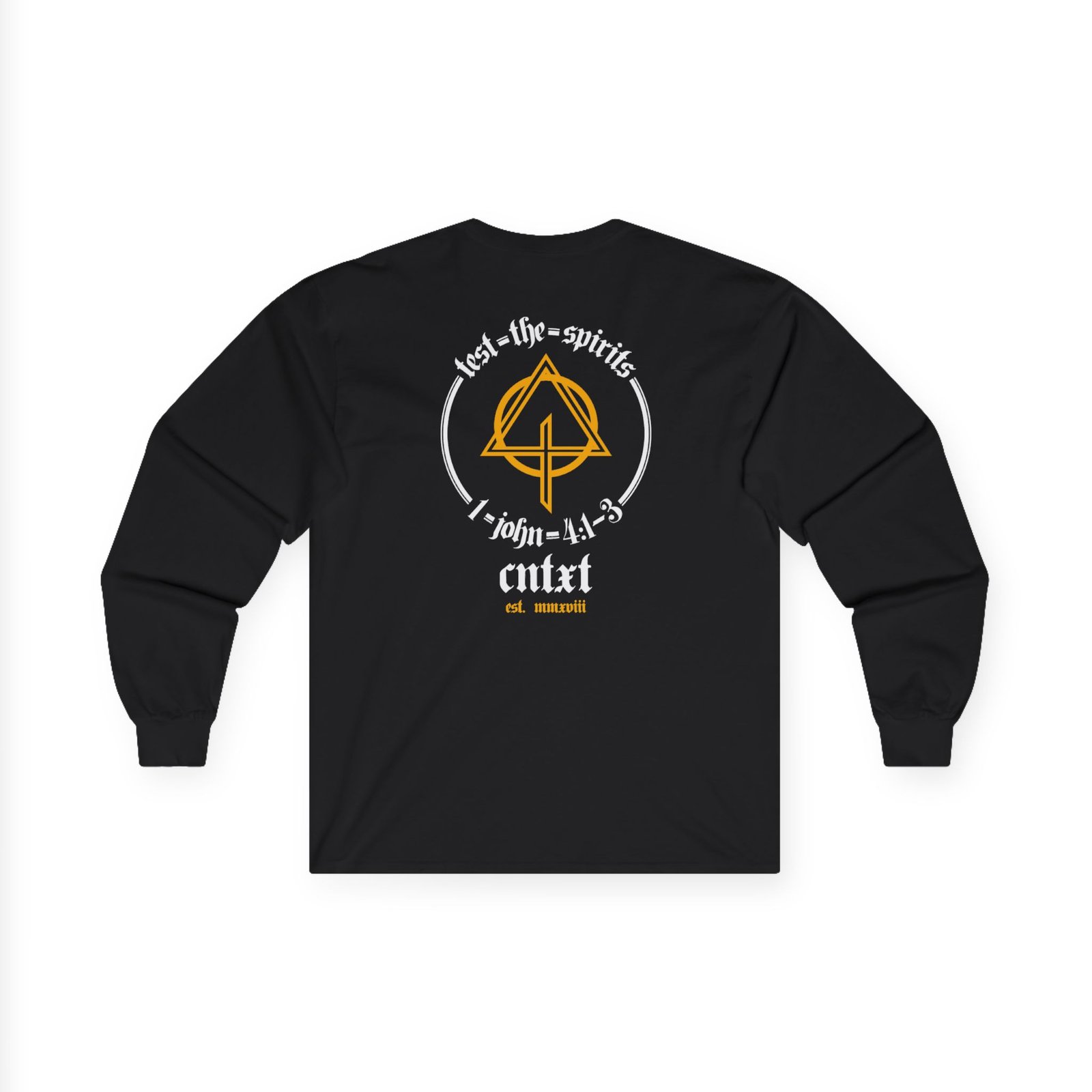 Context - Test The Spirits Long Sleeve Tshirt (2-Sided)