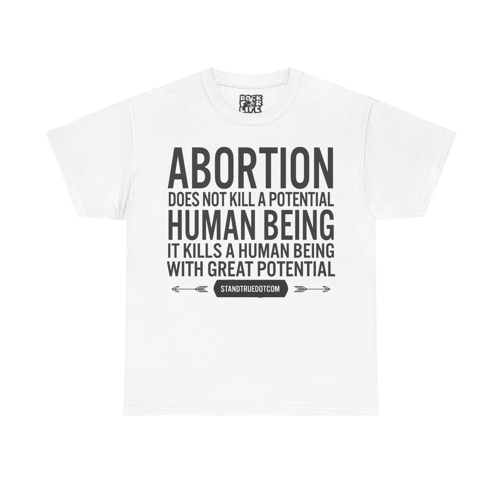 Rock For Life - Great Potential Short Sleeve T-shirt - Image 5