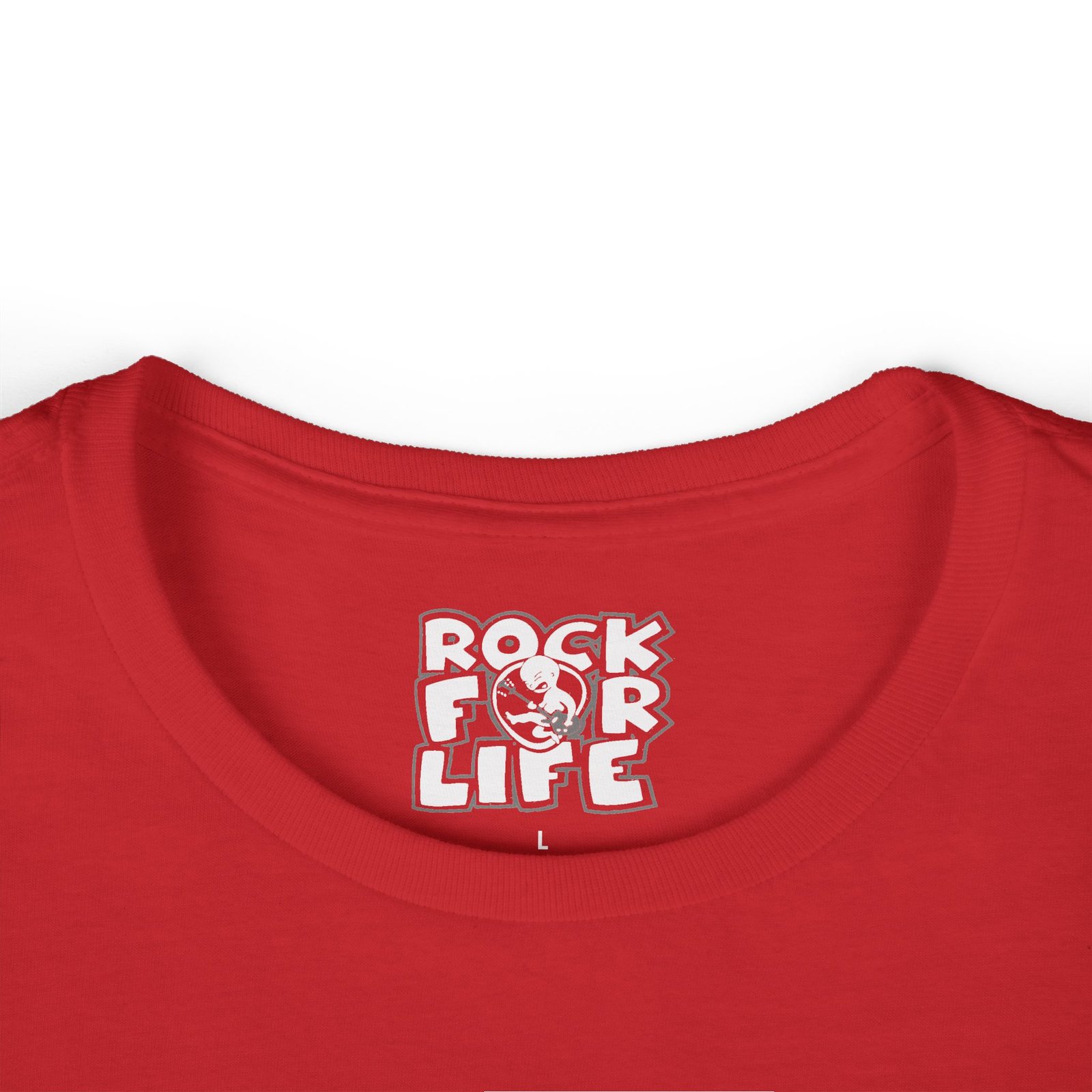 Rock For Life - Abortion Stops A Beating Heart Women's Short Sleeve Tshirt - Image 15