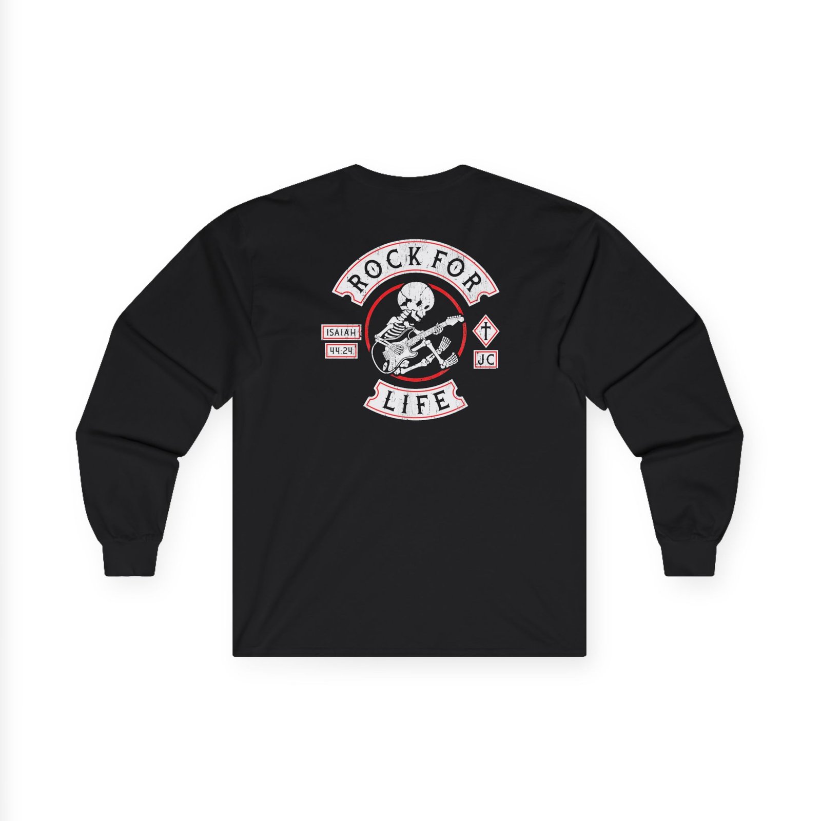Rock For Life Biker Logo Long Sleeve Tshirt - Image 2