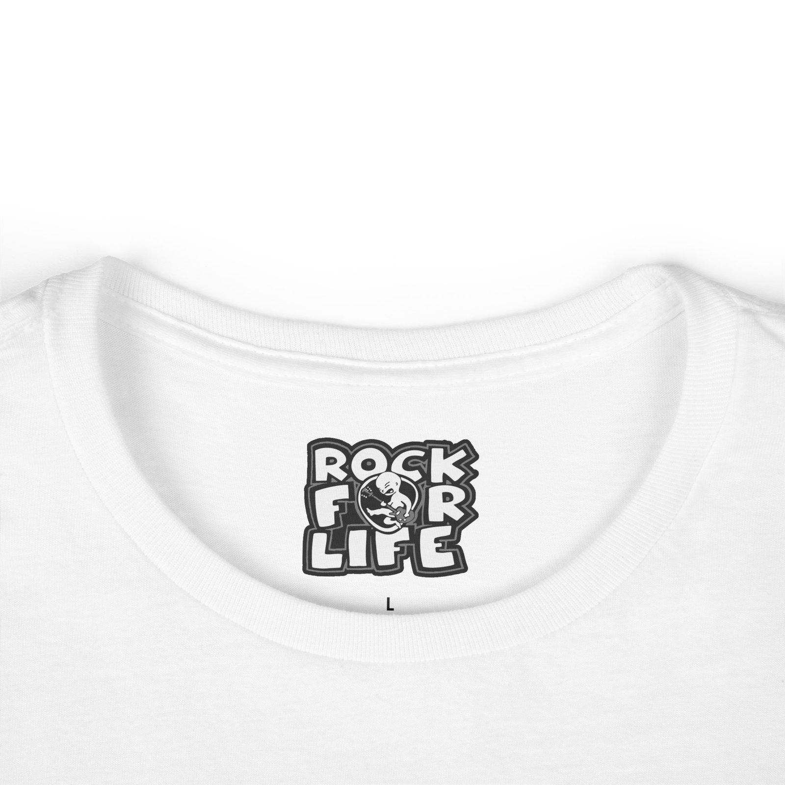 Rock For Life - Abortion Stops A Beating Heart Women's Short Sleeve Tshirt - Image 7
