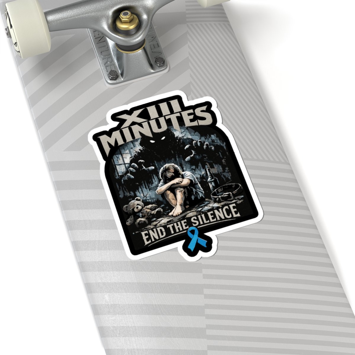 XIII Minutes - End The Silence Die Cut Sticker Set