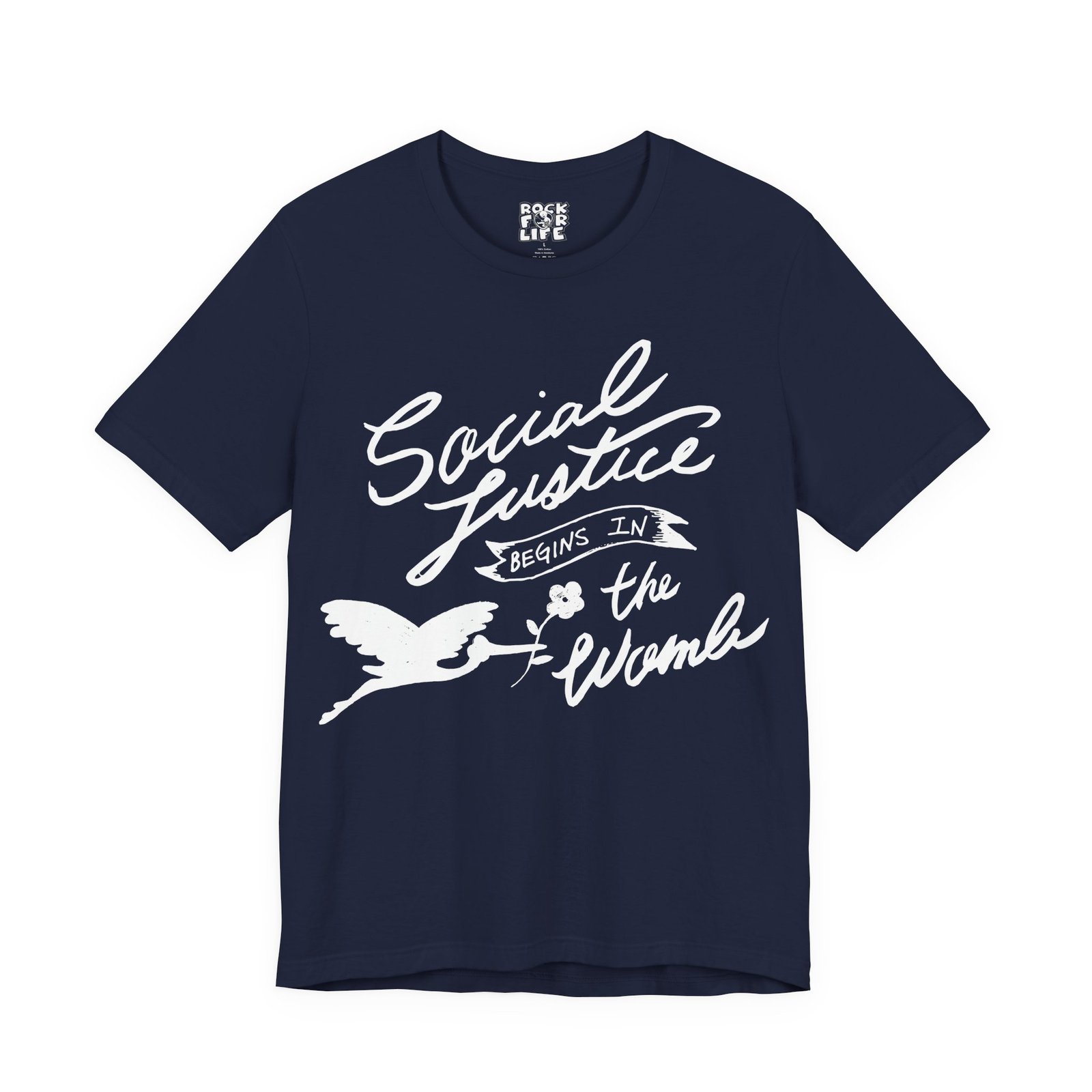 Rock For Life - Social Justice Bella+Canvas Soft Short Sleeve Tee - Image 7