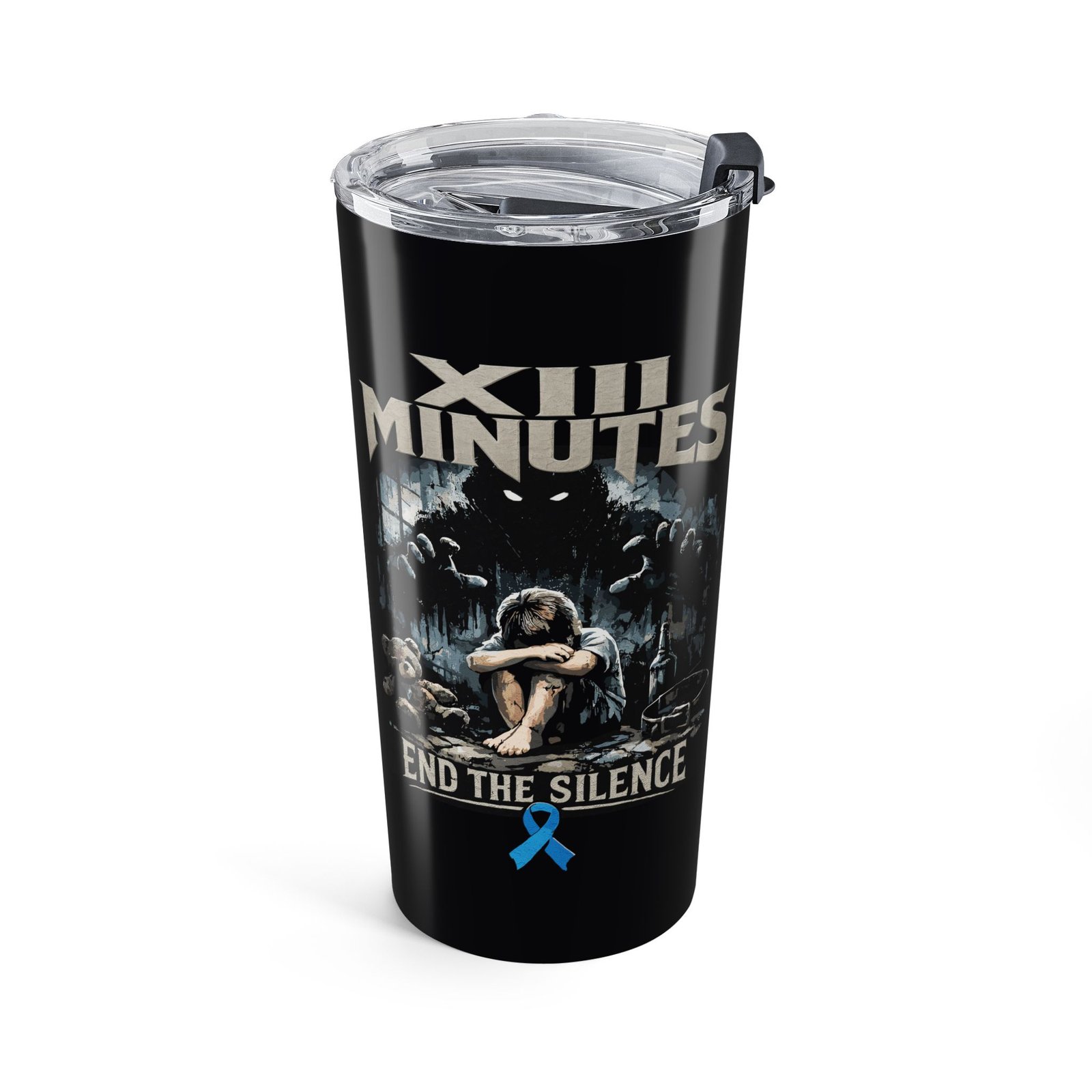 XIII Minutes - End The Silence 20oz Stainless Steel Tumbler