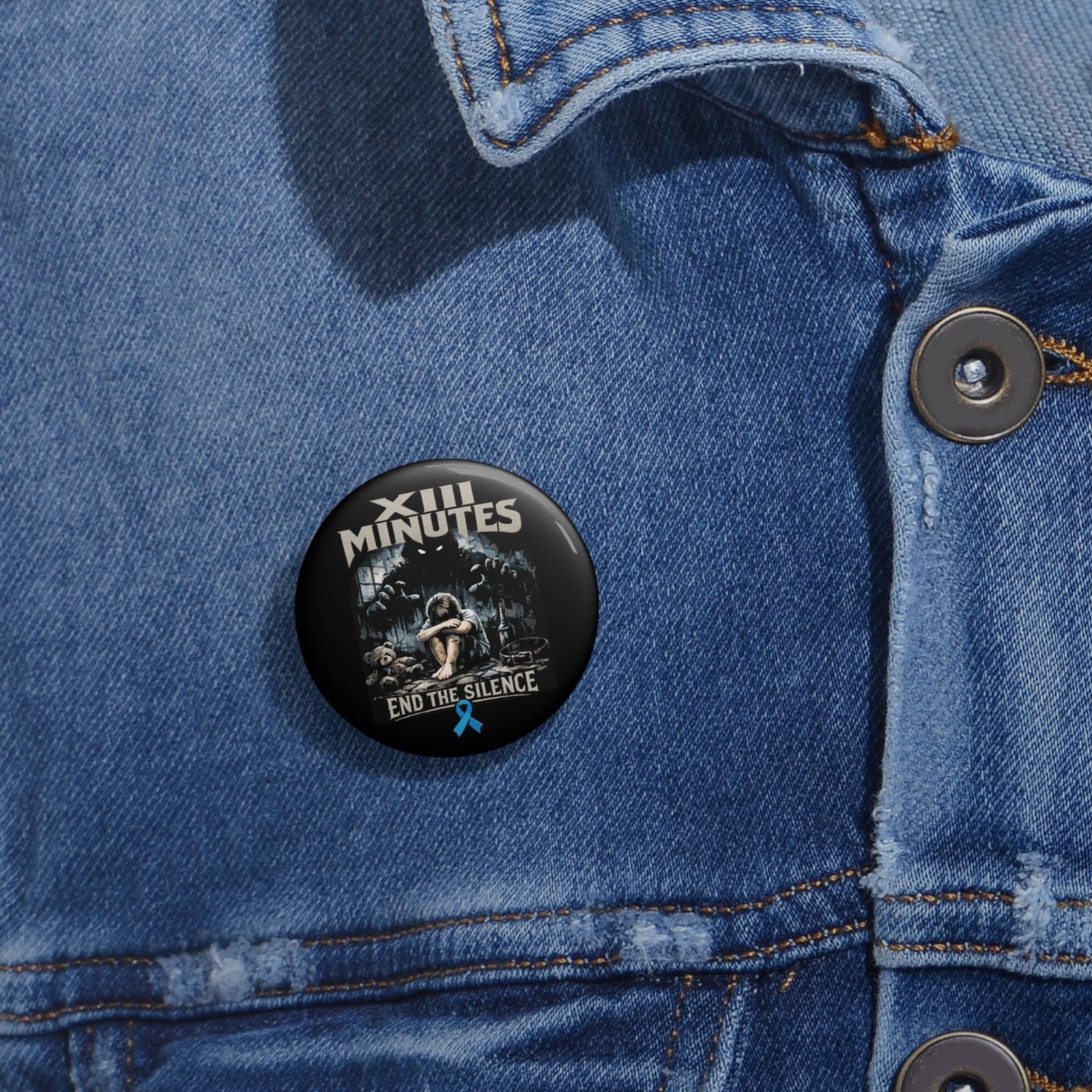 XIII Minutes - End The Silence Pin Buttons - Image 2