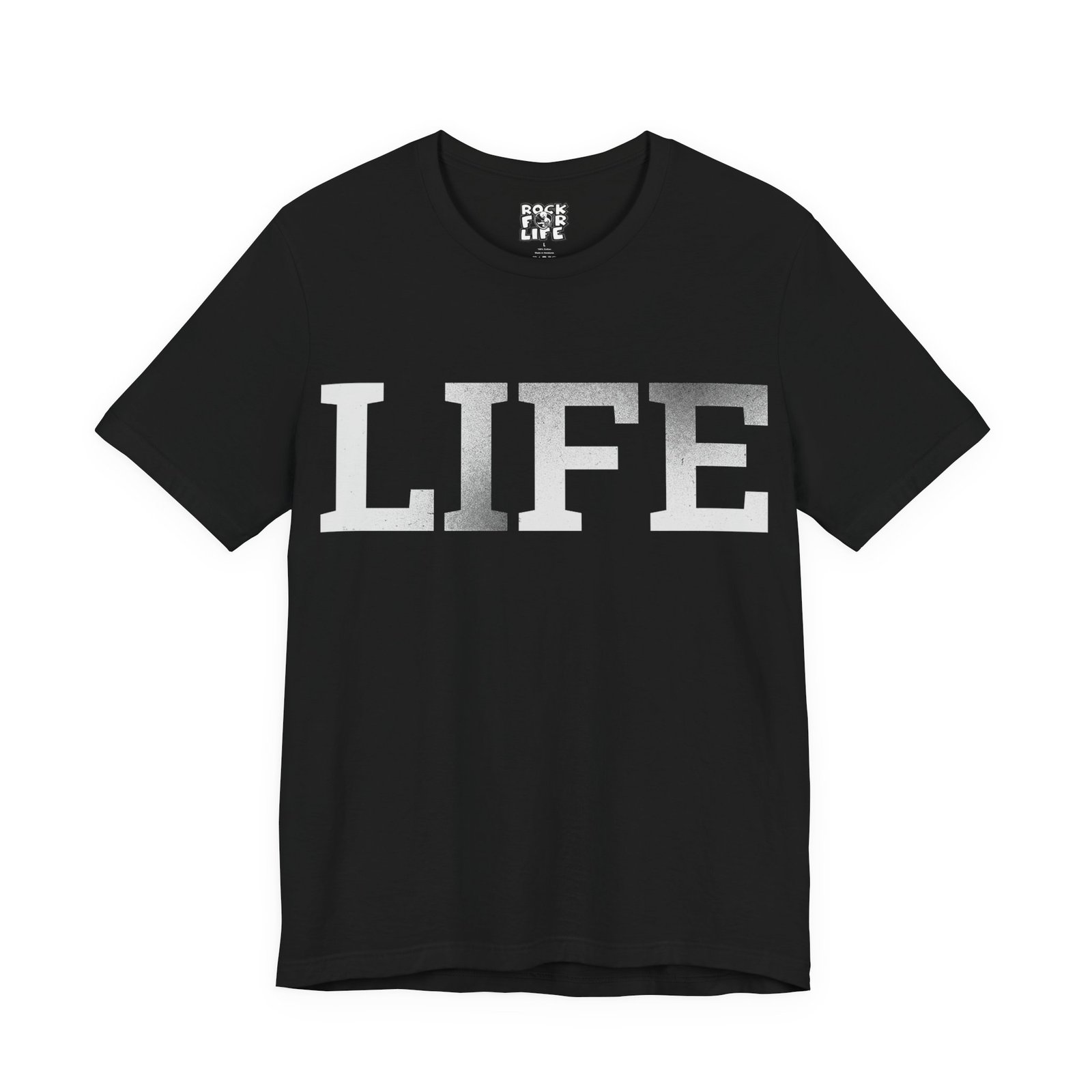 Rock For Life - Life Bella+Canvas Soft Short Sleeve Tee - Image 7