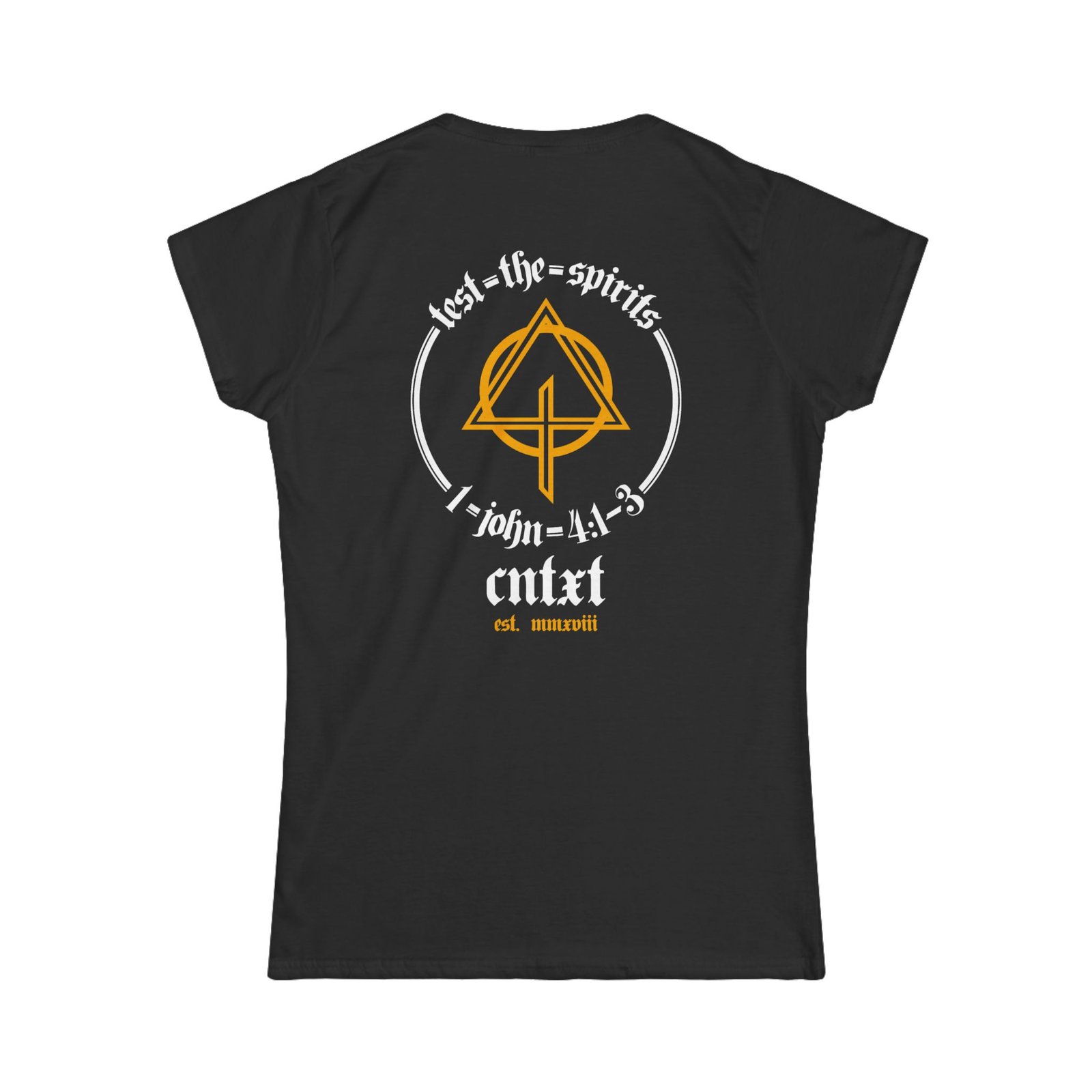 Context - Test The Spirits Women's Short Sleeve T-shirt (2-Sided)
