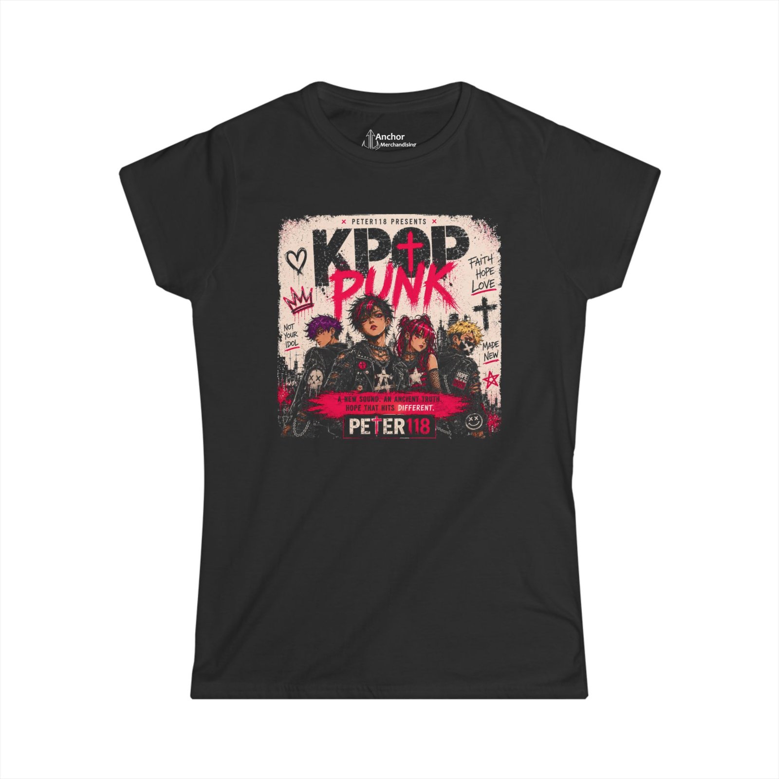 Peter118 - KPOP Punk Women's Short Sleeve T-shirt