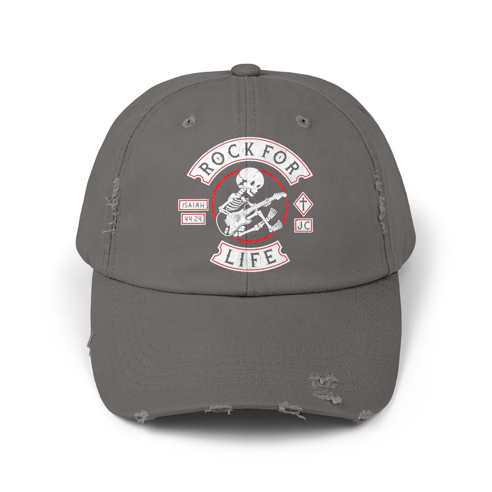 Rock For Life - Biker distressed cap
