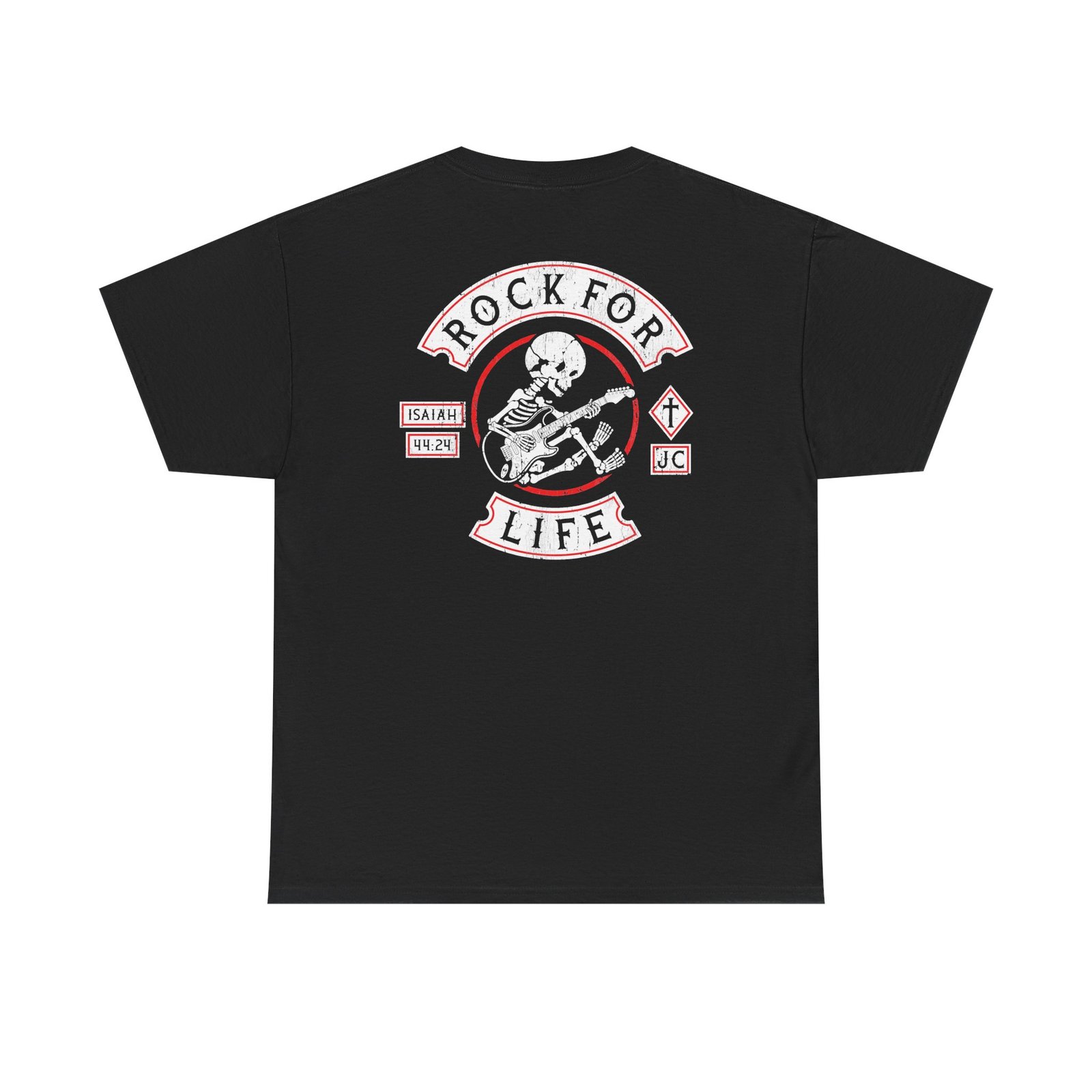 Rock For Life Biker Logo Short Sleeve T-shirt - Image 3