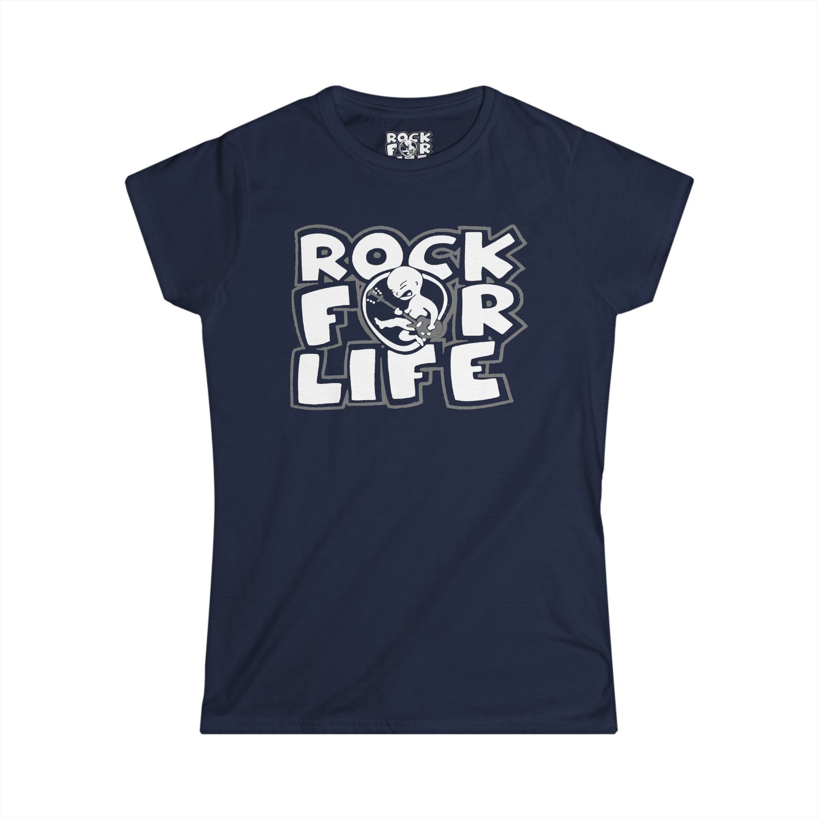 Rock For Life Logo Women's Short Sleeve Tshirt - Image 4