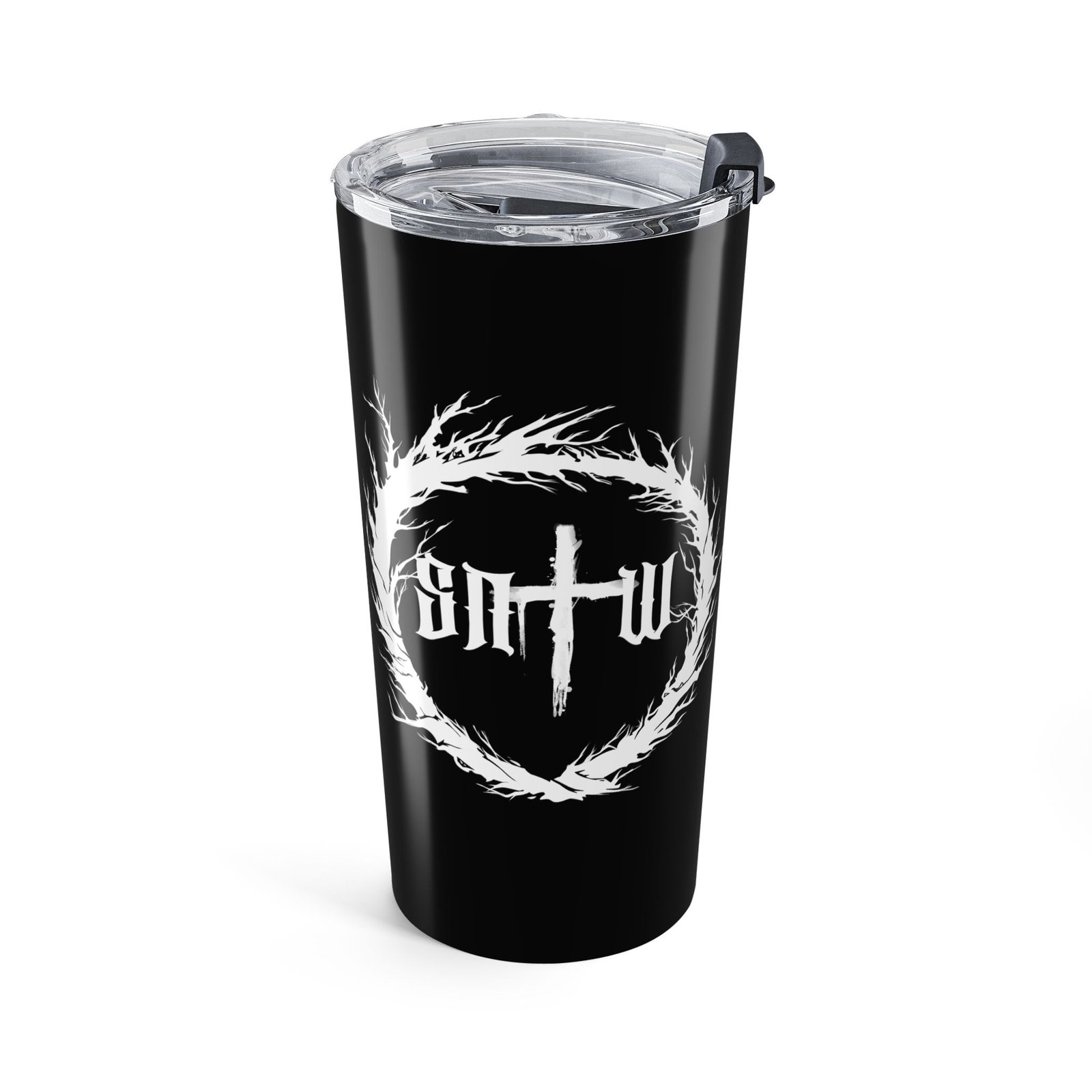 Suffer Not The Witch - Thou Shalt with Initial Logo 20oz Stainless Steel Tumbler