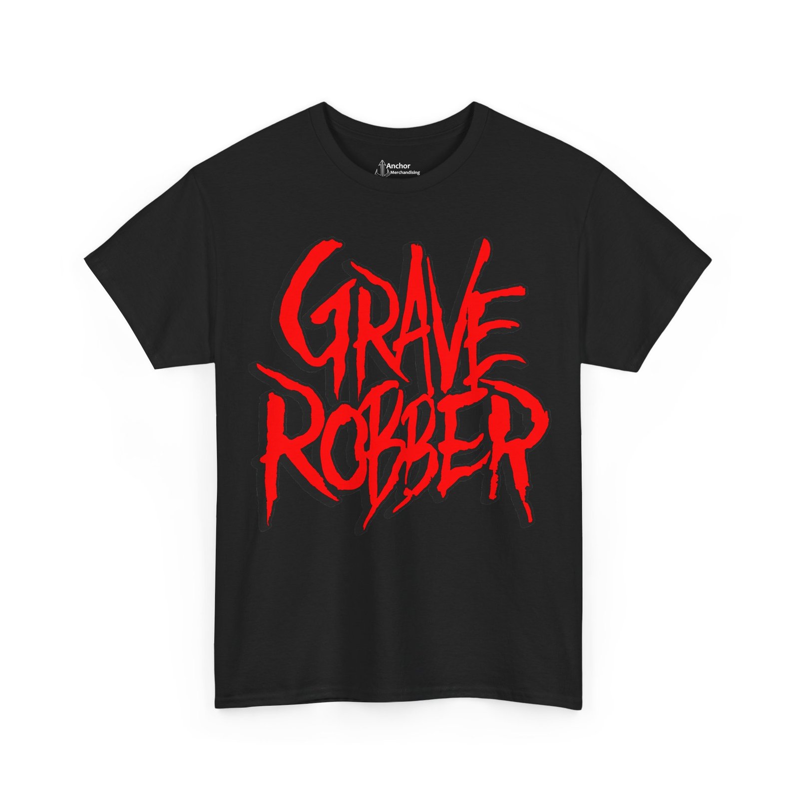 Grave Robber Red Stacked Logo 2026 Short Sleeve T-shirt