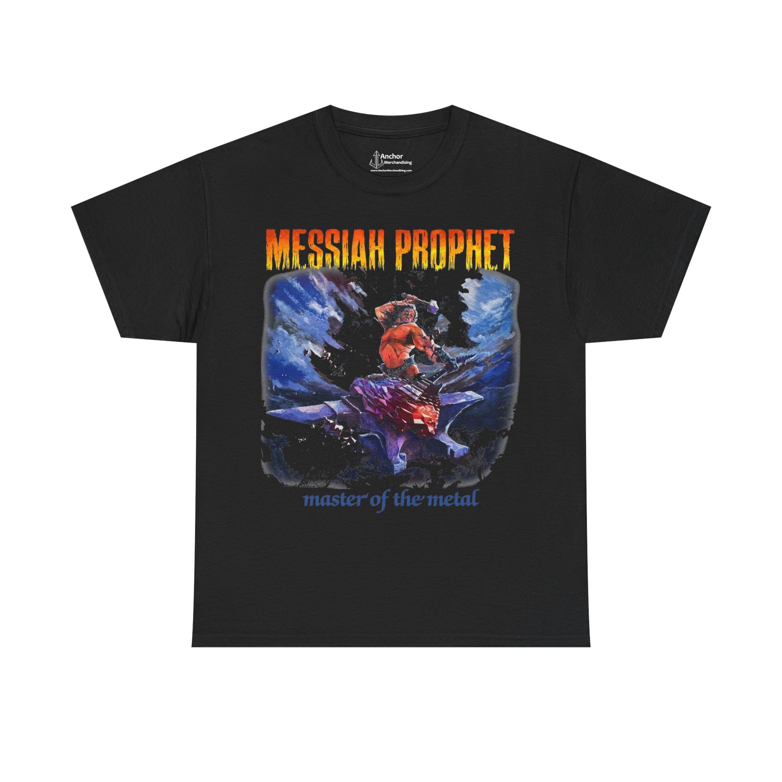 Messiah Prophet - Master Of The Metal Short Sleeve T-shirt (2-Sided)