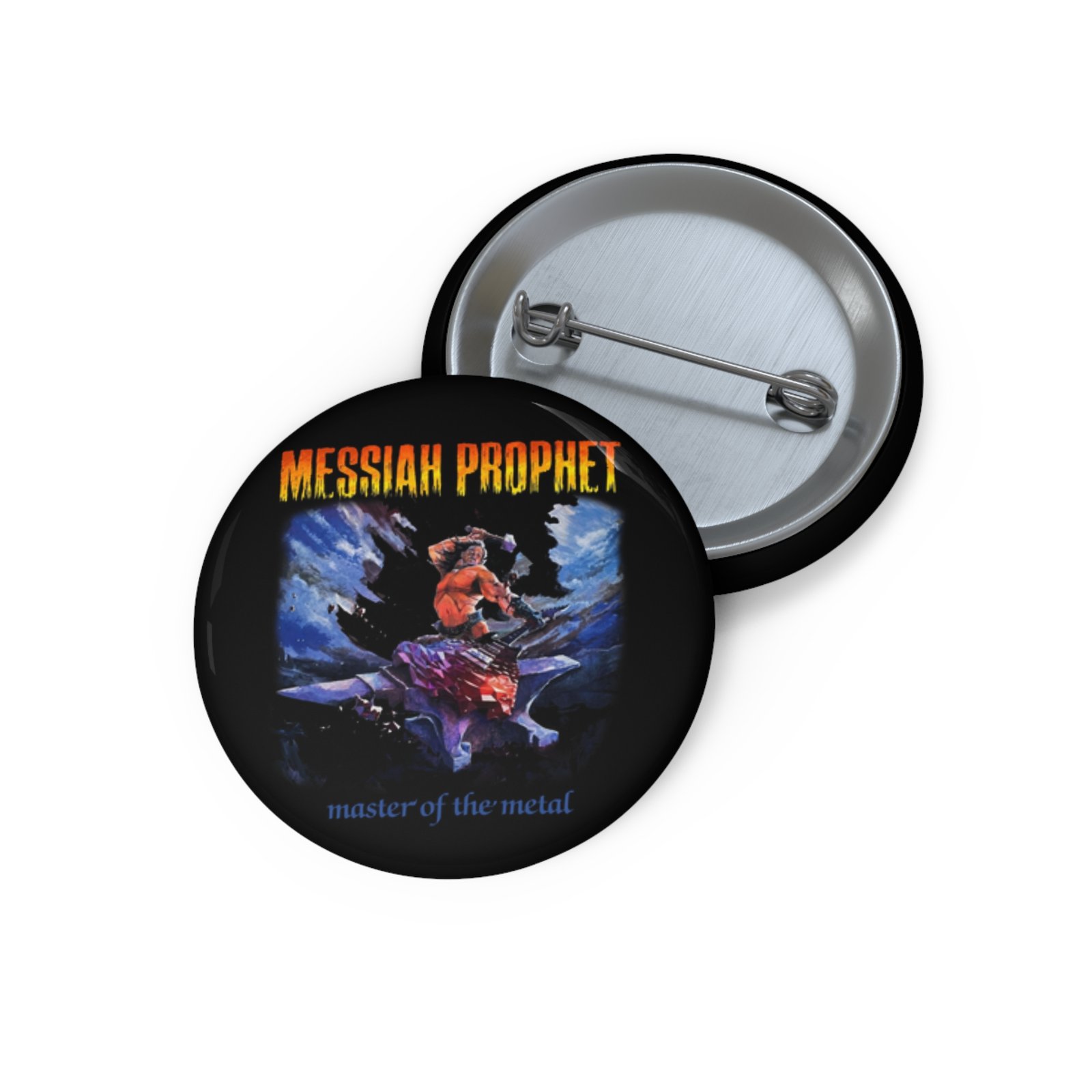 Messiah Prophet - Master Of The Metal Pin Buttons