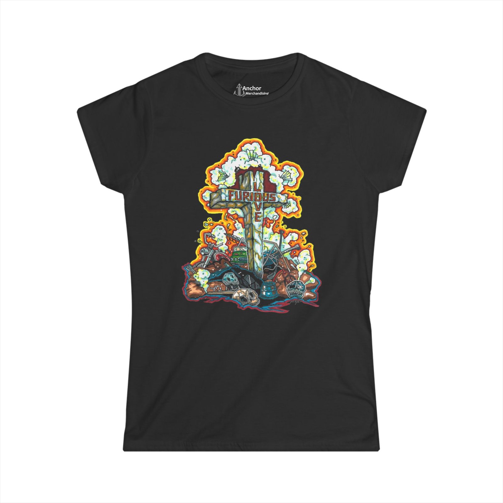 Furious Love Logo Women's Short Sleeve T-shirt