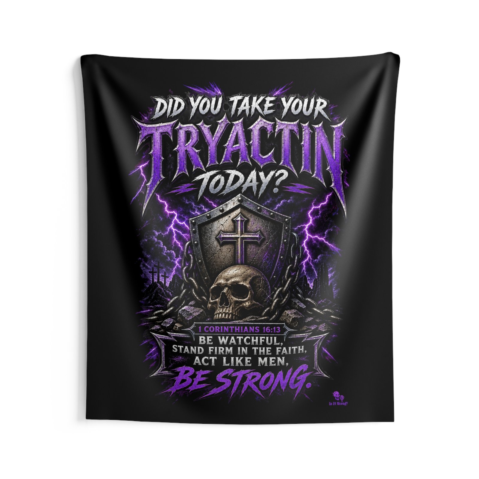 Is It Wrong Podcast - Tryactin Indoor Wall Tapestries