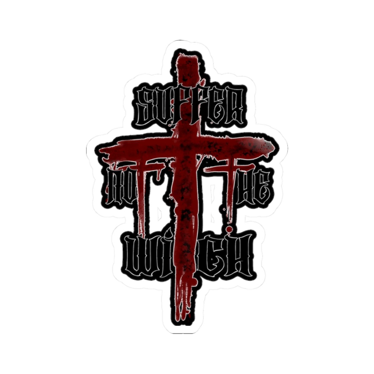 Suffer Not The Witch Die Cut Stickers - Image 4