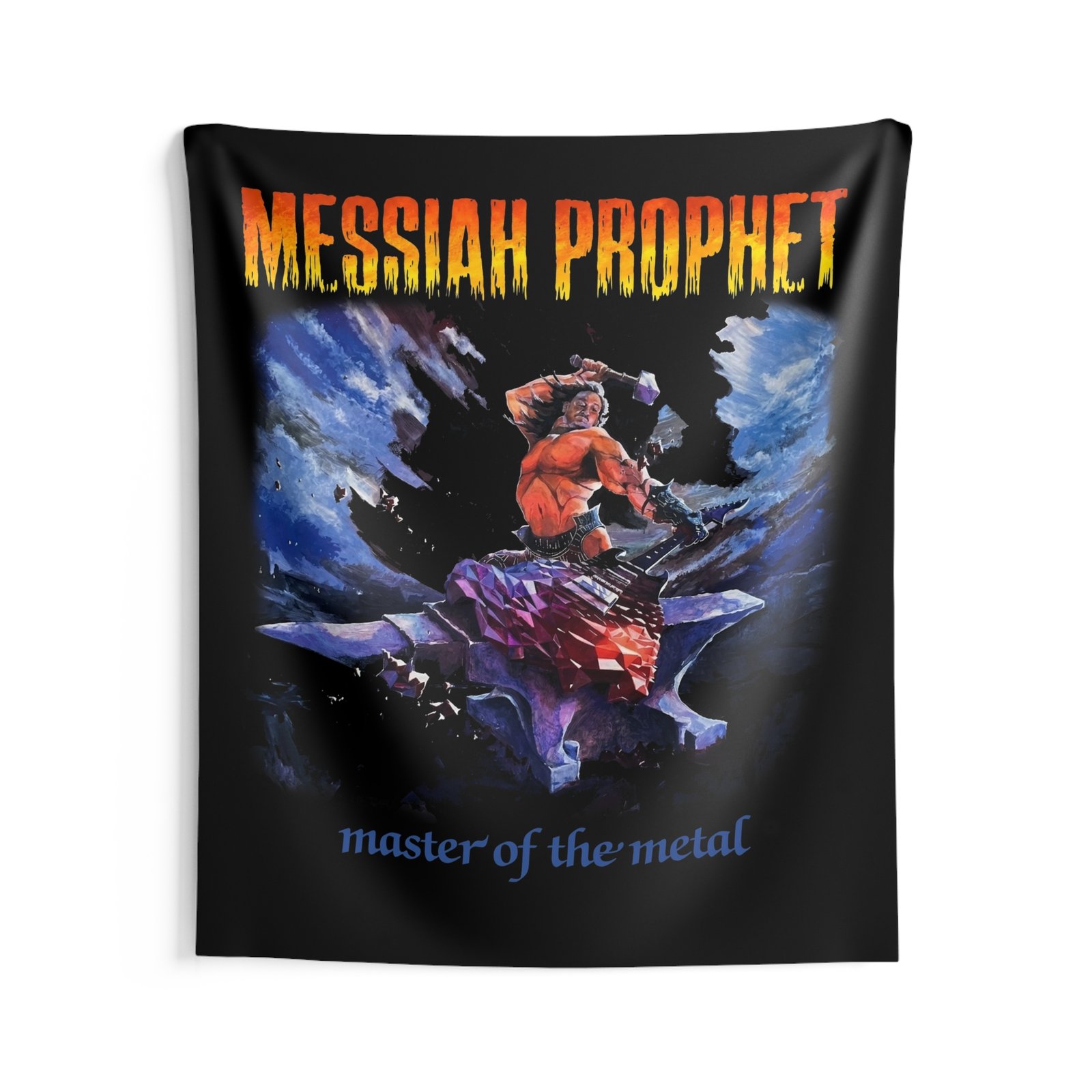Messiah Prophet - Master Of The Metal Indoor Wall Tapestries