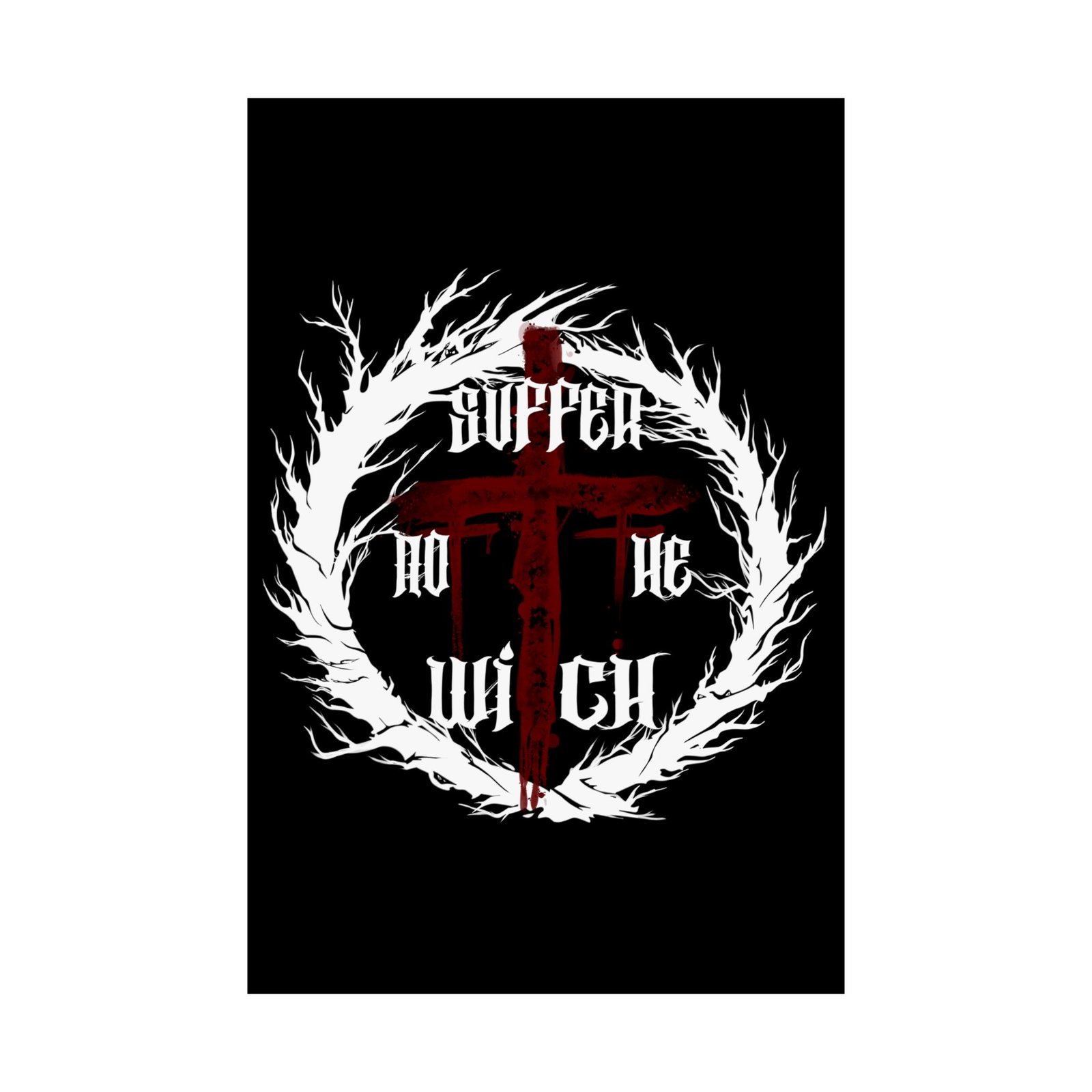 Suffer Not The Witch Logo Poster Prints (210gsm)
