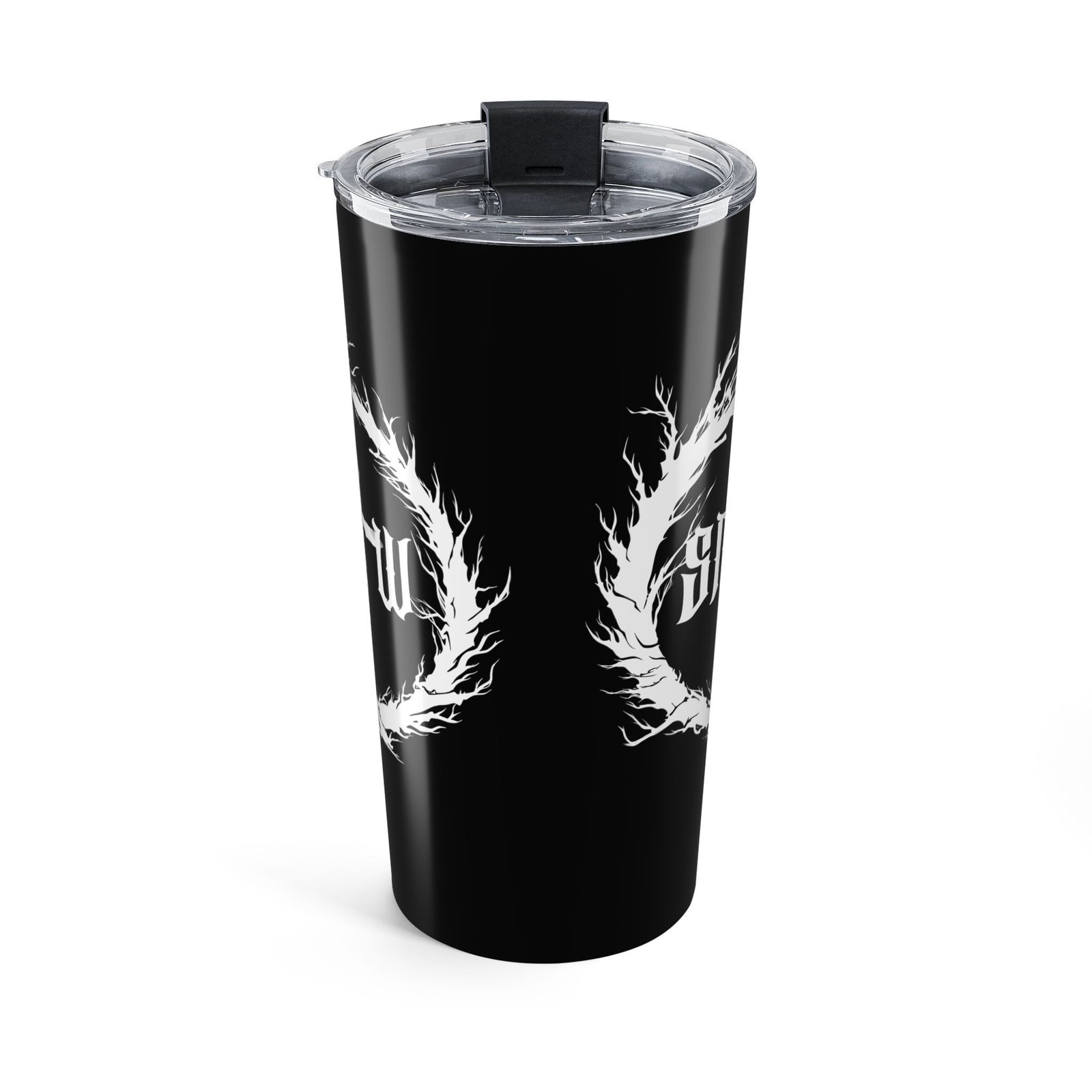 Suffer Not The Witch Initial Logo 20oz Stainless Steel Tumbler - Image 3