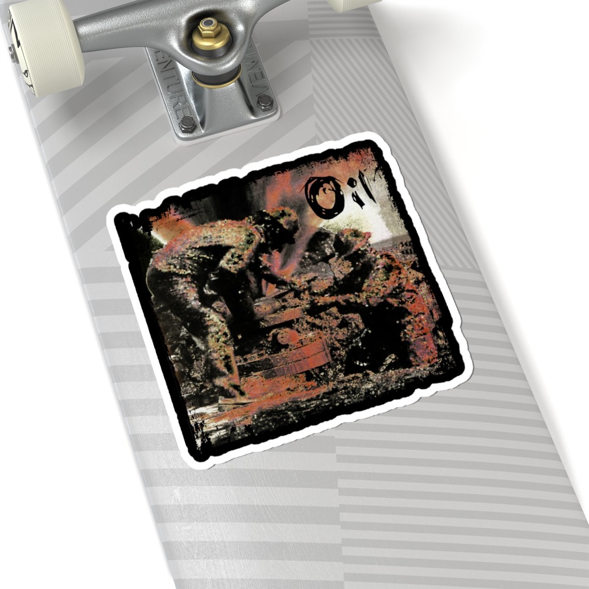 Oil Die Cut Stickers