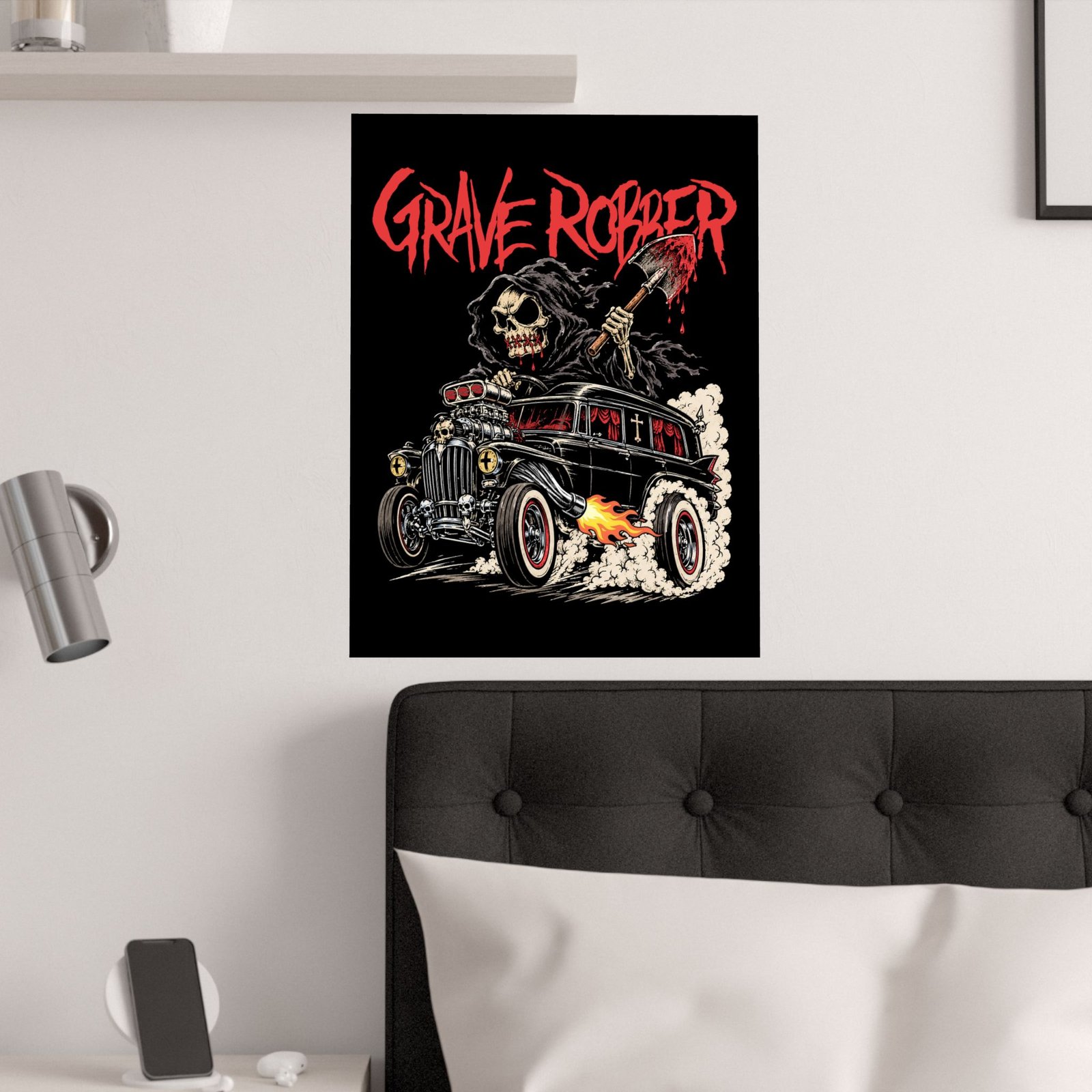Grave Robber - Hearse Rod 2026 Poster Prints (210gsm) - Image 3