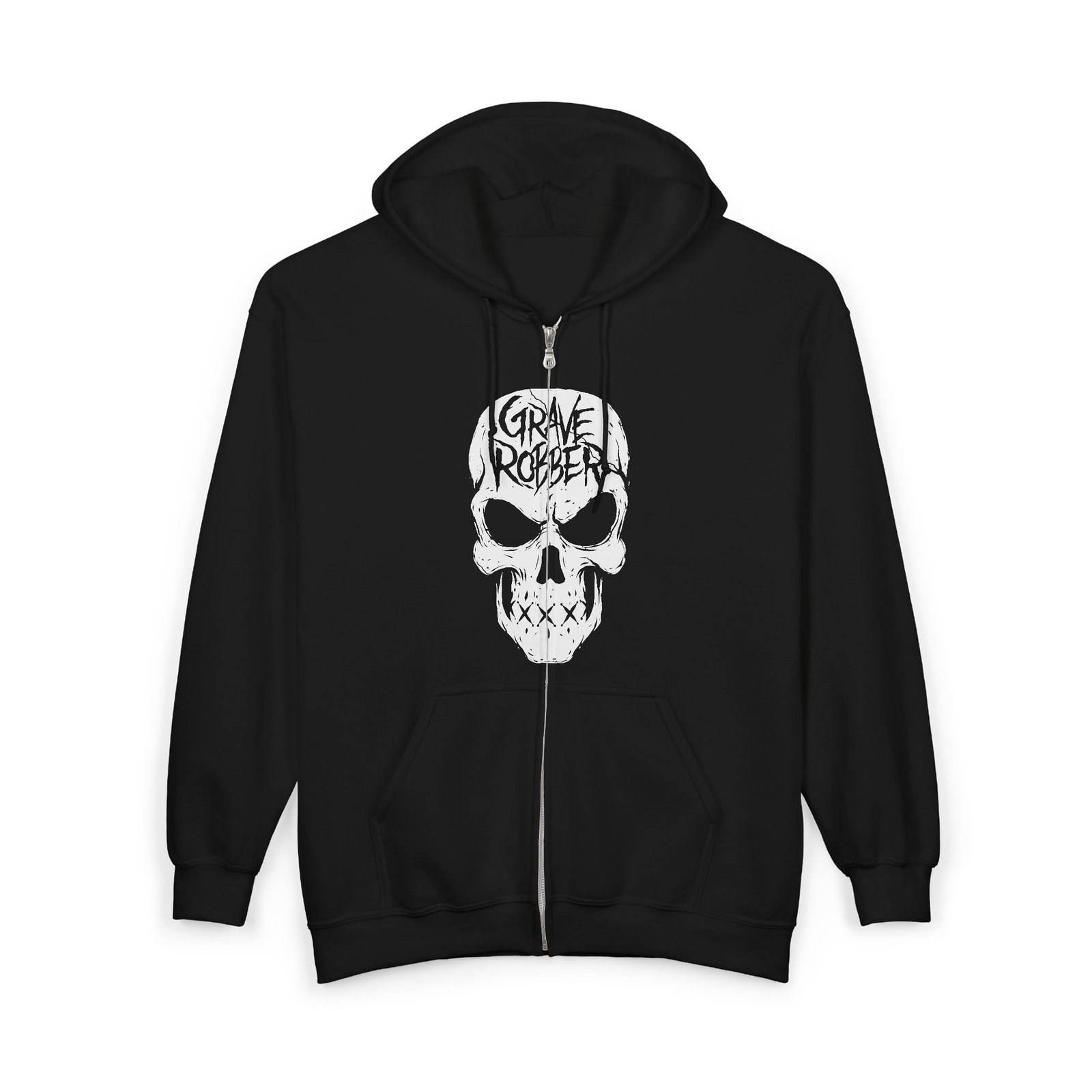 Grave Robber New Logo Full Zip Hooded Sweatshirt