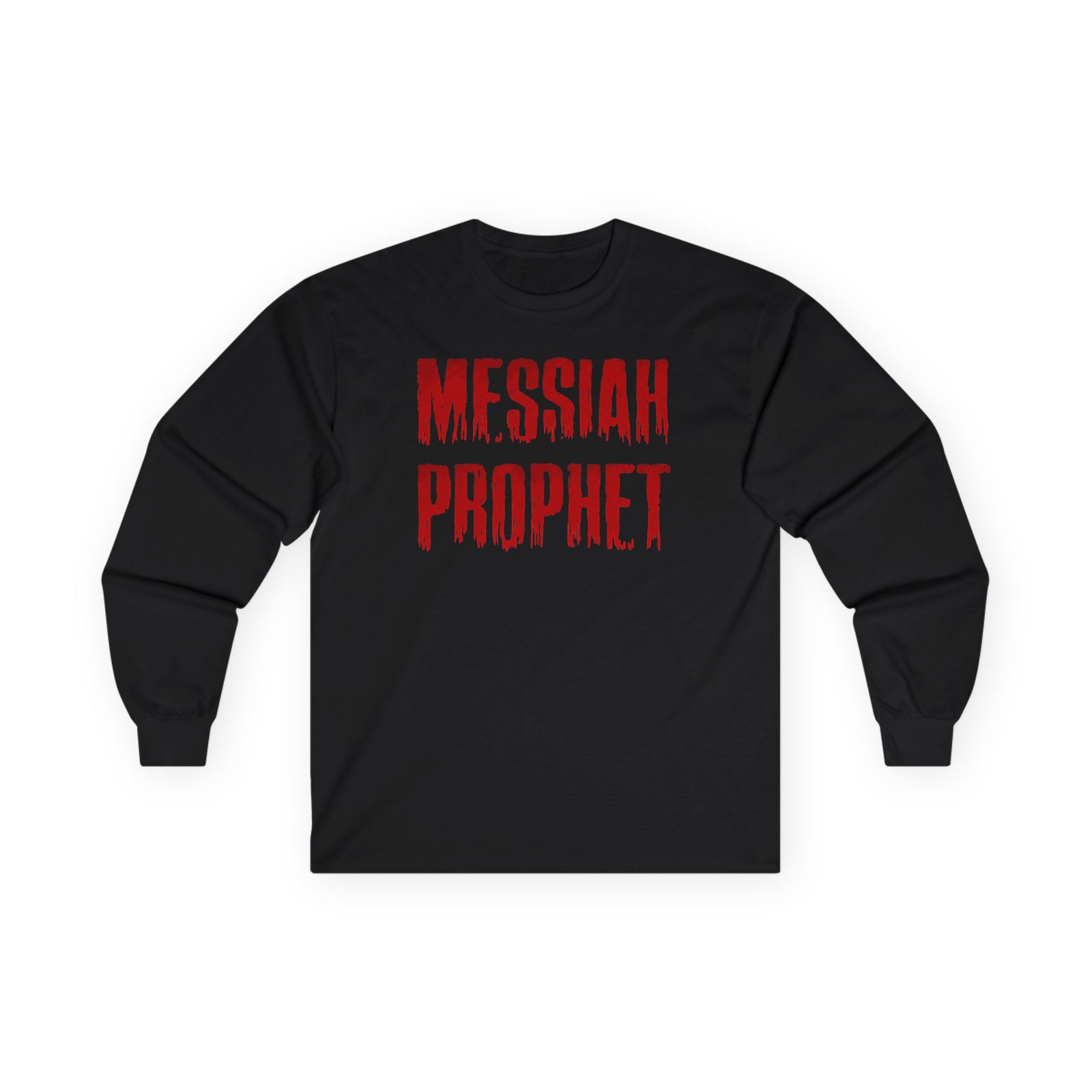 Messiah Prophet Red Logo Long Sleeve Tshirt