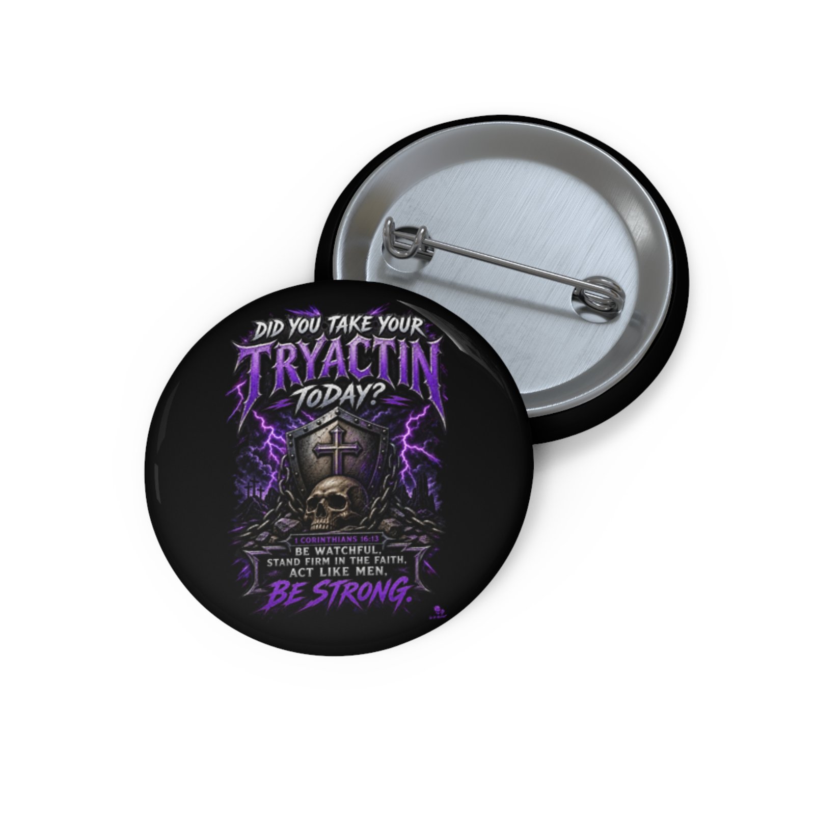 Is It Wrong Podcast - Tryactin Pin Buttons