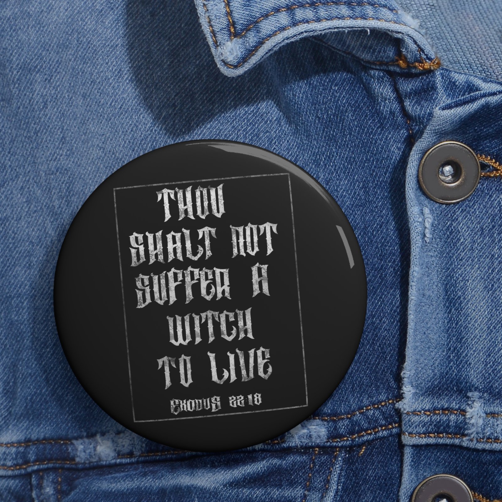 Suffer Not The Witch - Thou Shalt Pin Buttons - Image 6