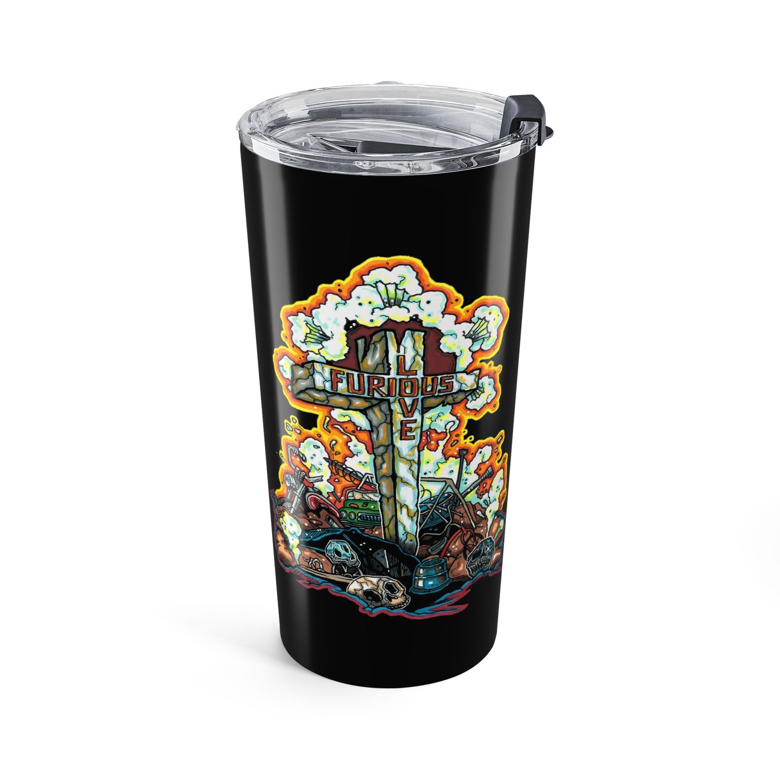 Furious Love Logo 20oz Stainless Steel Tumbler