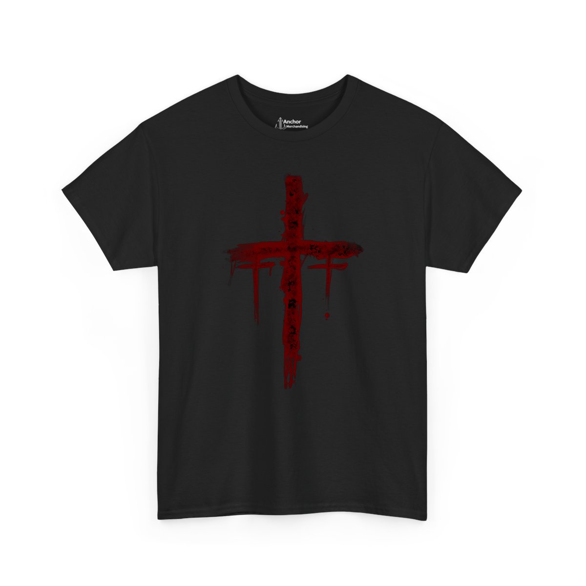 Suffer Not The Witch Bloody Cross Short Sleeve T-shirt (2-Sided)