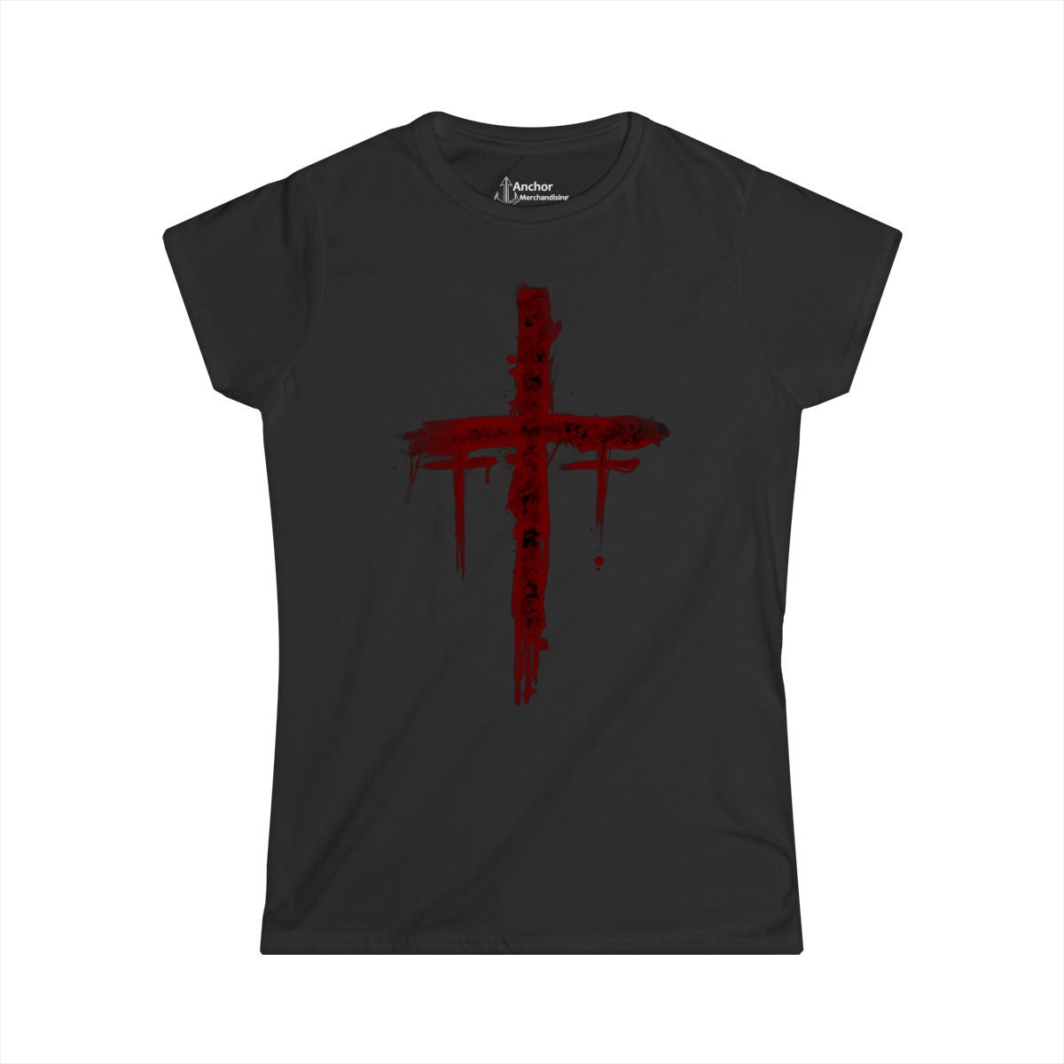 Suffer Not The Witch Bloody Cross Women's Short Sleeve T-shirt (2-Sided)