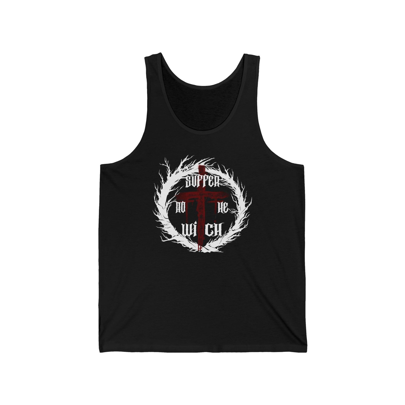 Suffer Not The Witch - Thou Shalt Unisex Jersey Tank Top (2-Sided)