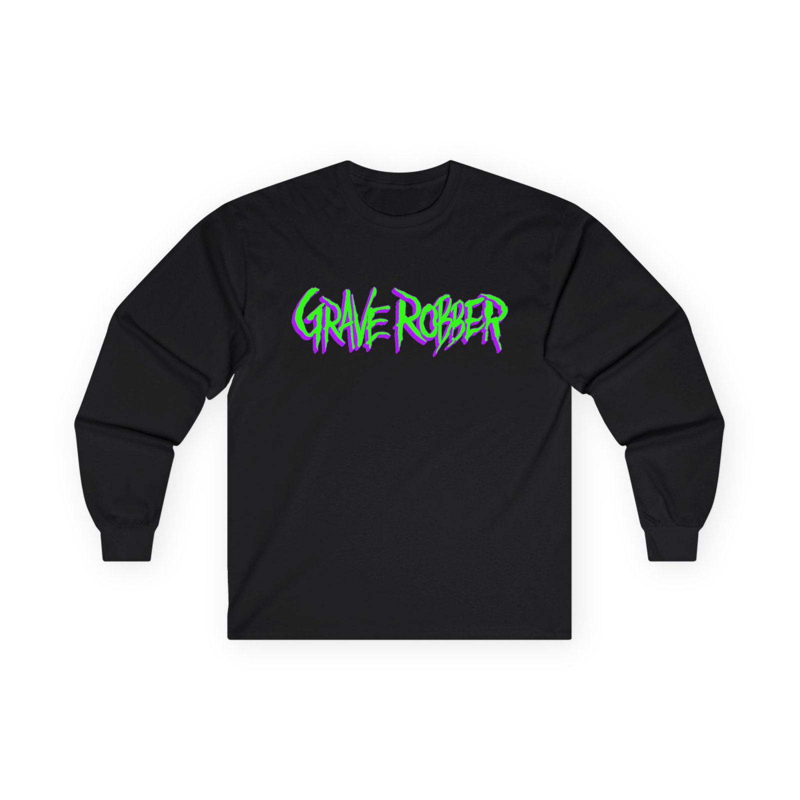 Grave Robber Green-Purple Logo 2026 Long Sleeve Tshirt