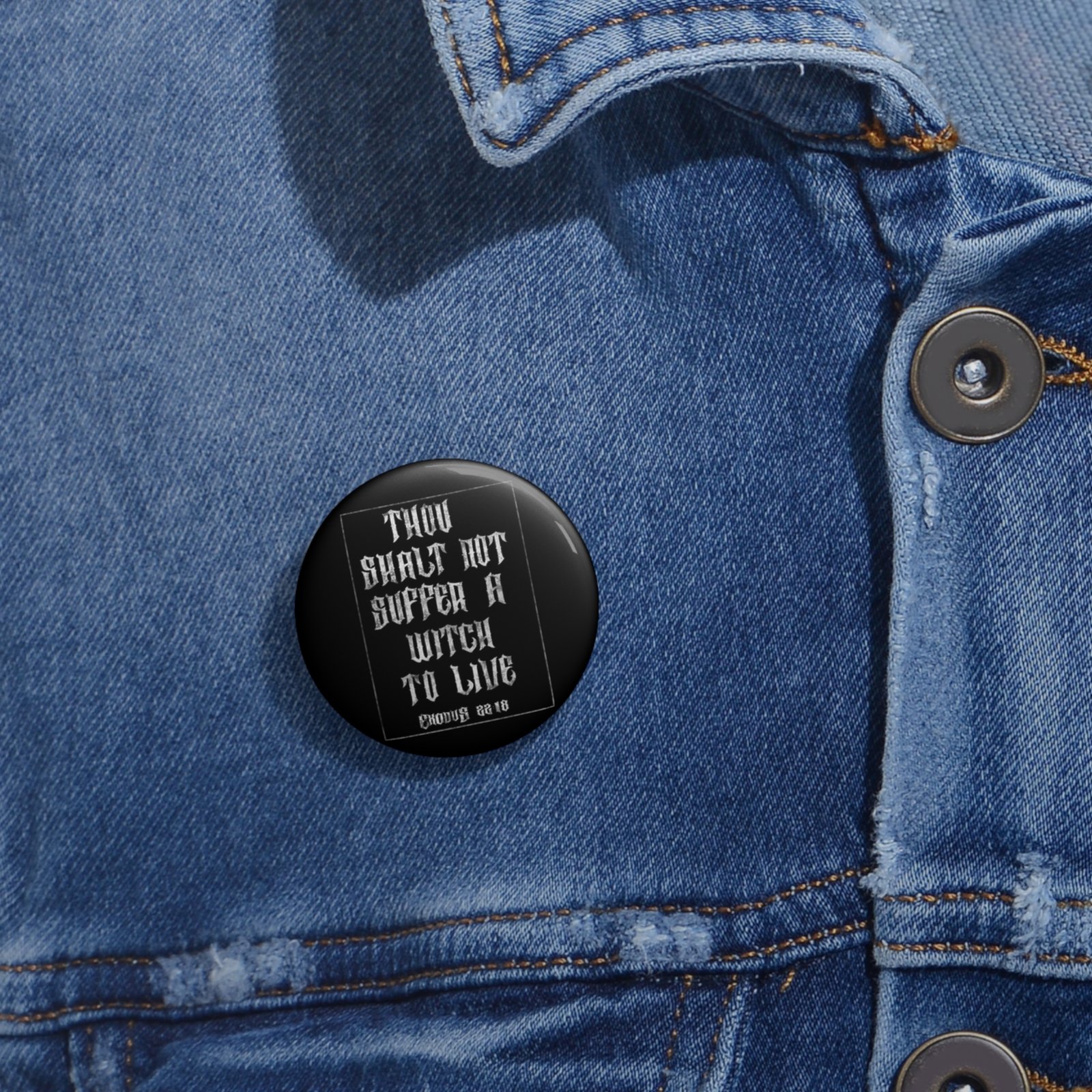 Suffer Not The Witch - Thou Shalt Pin Buttons - Image 2