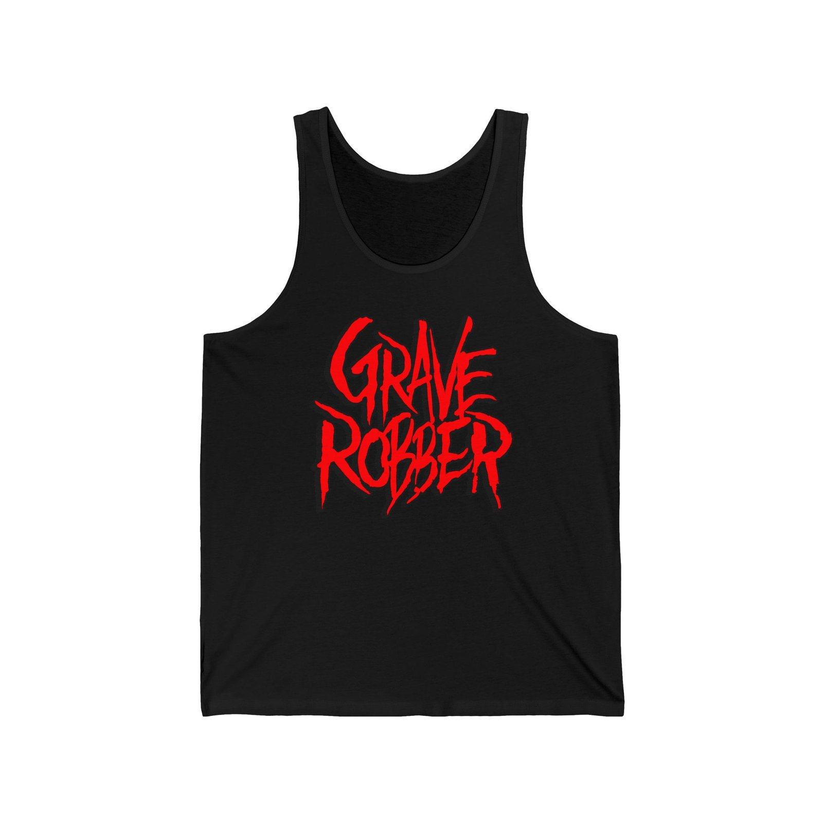 Grave Robber Red Stacked Logo 2026 Unisex Jersey Tank Top