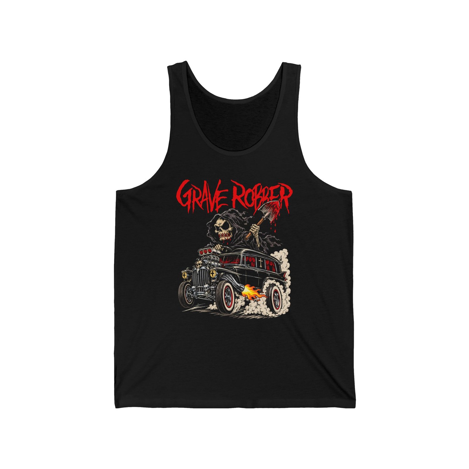 Grave Robber - Hearse Rod 2026 Unisex Jersey Tank Top