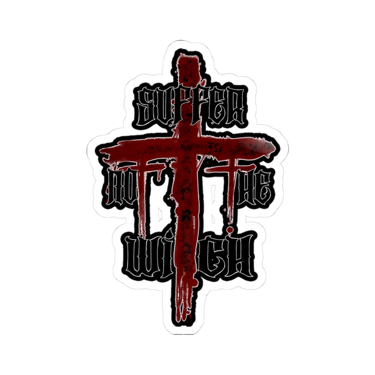 Suffer Not The Witch Die Cut Stickers - Image 7