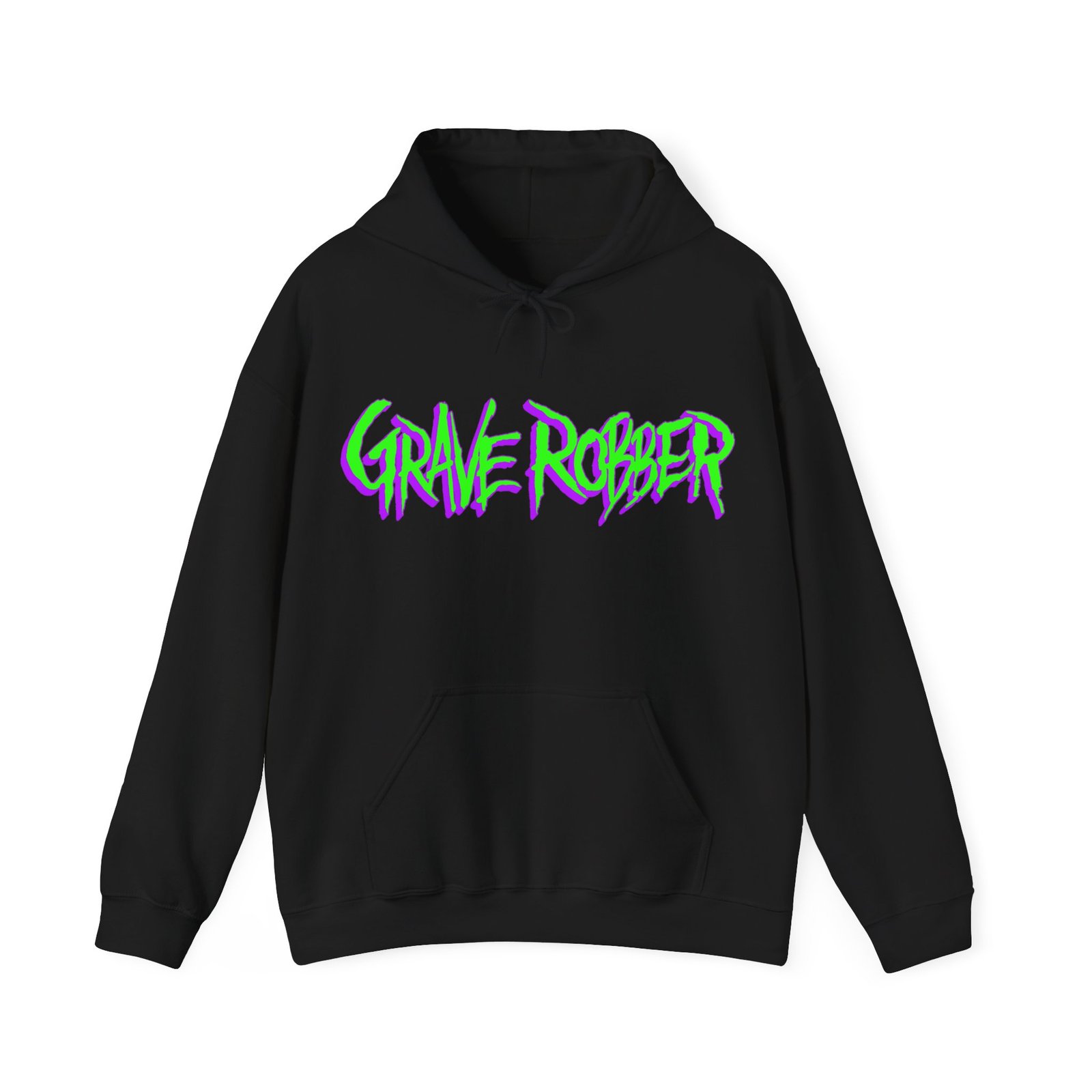 Grave Robber Green-Purple Logo 2026 Pullover Hooded Sweatshirt