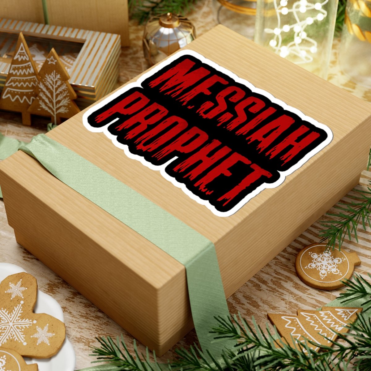 Messiah Prophet Red Logo Die Cut Sticker Set - Image 3